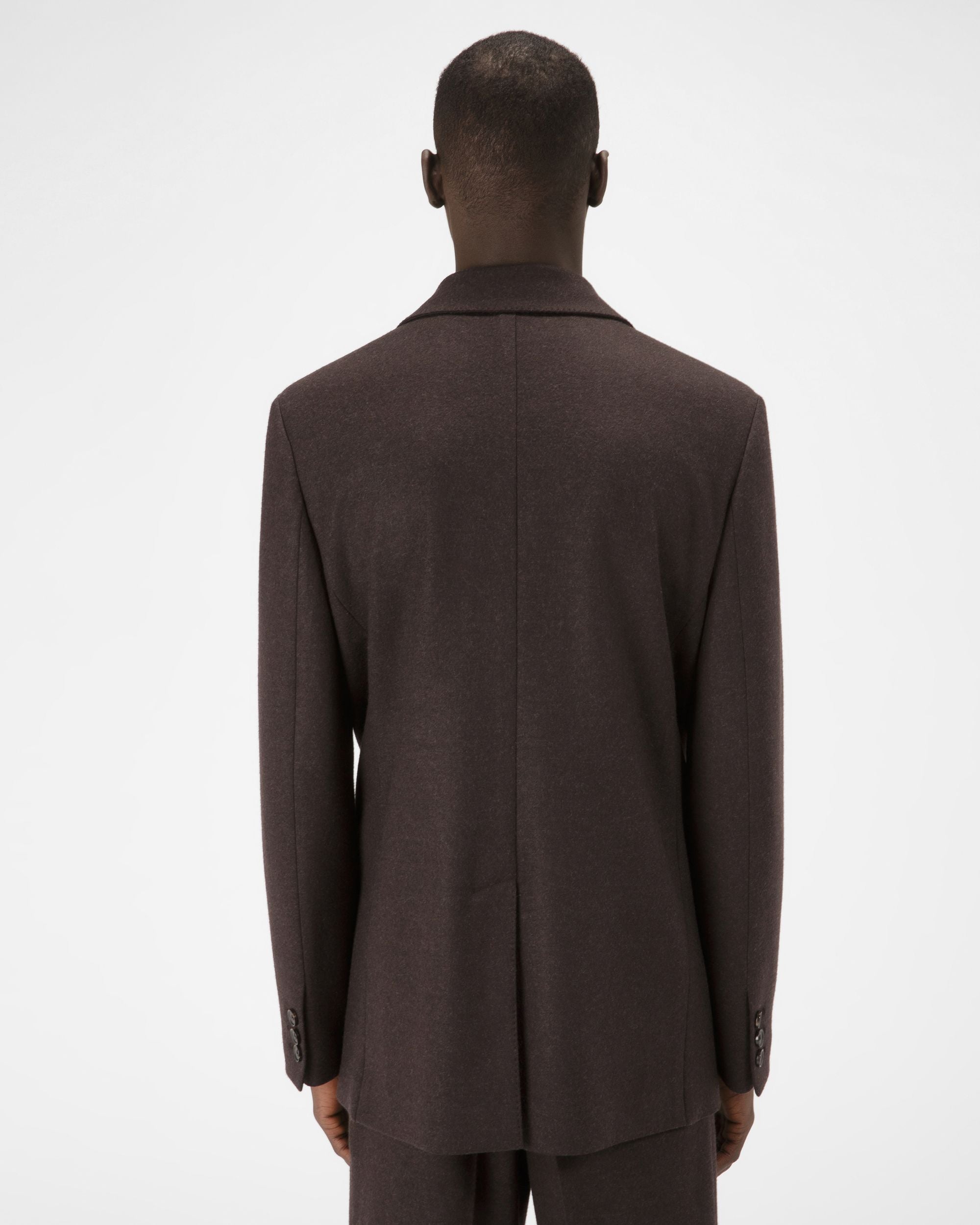 Jacke Aus Ebenholzfarbener Wolle - Herren - Bally - 03
