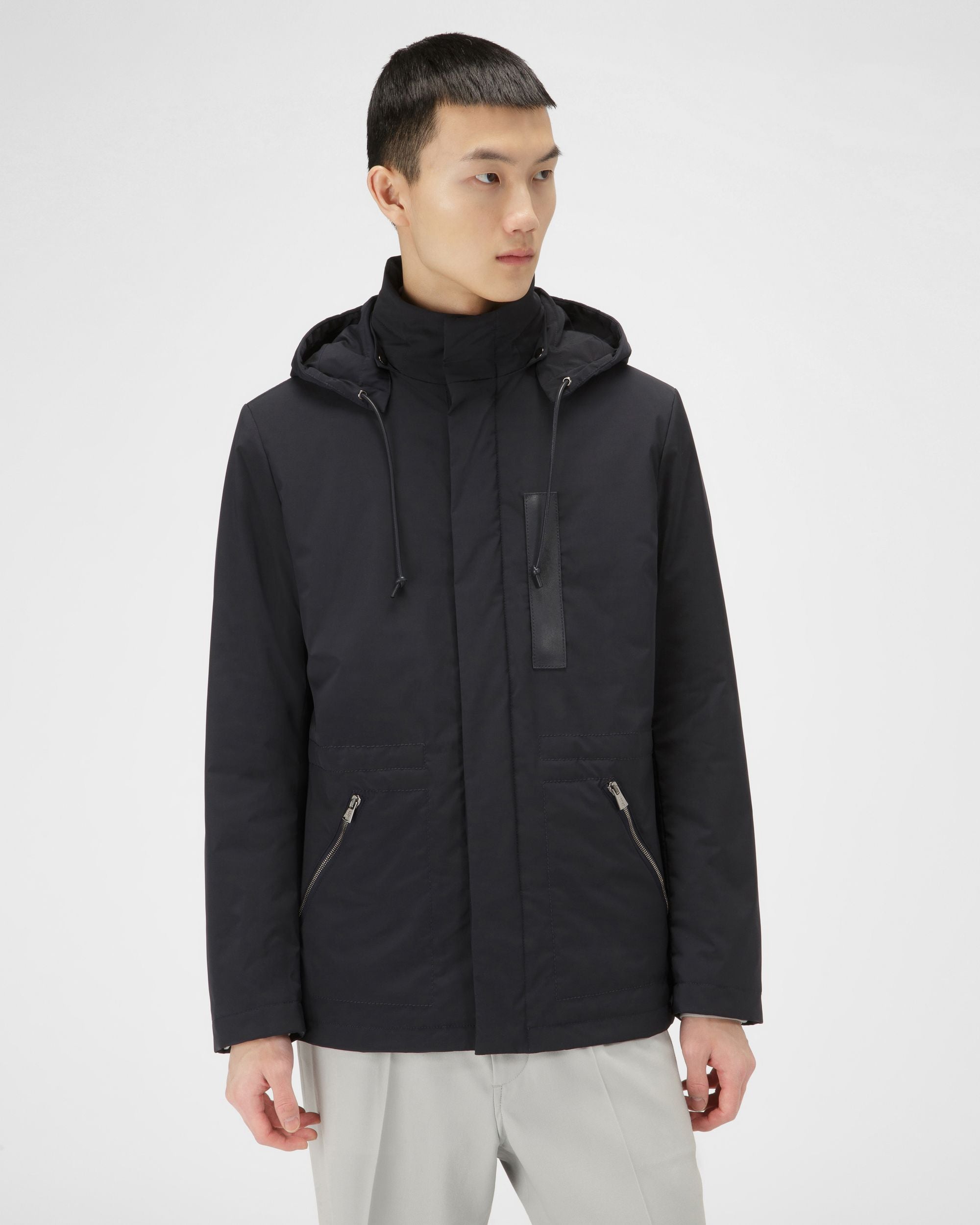 Manteau En Polyester Bleu Marine - Homme - Bally - 01