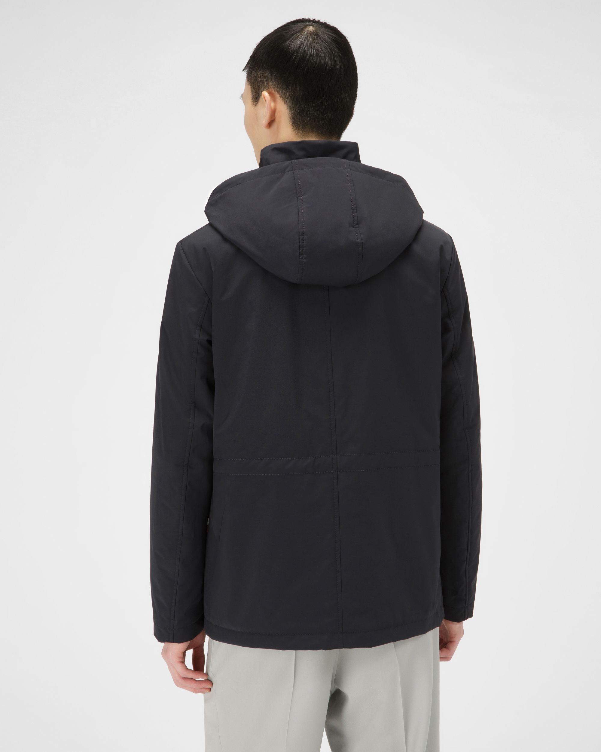 Manteau En Polyester Bleu Marine - Homme - Bally - 03