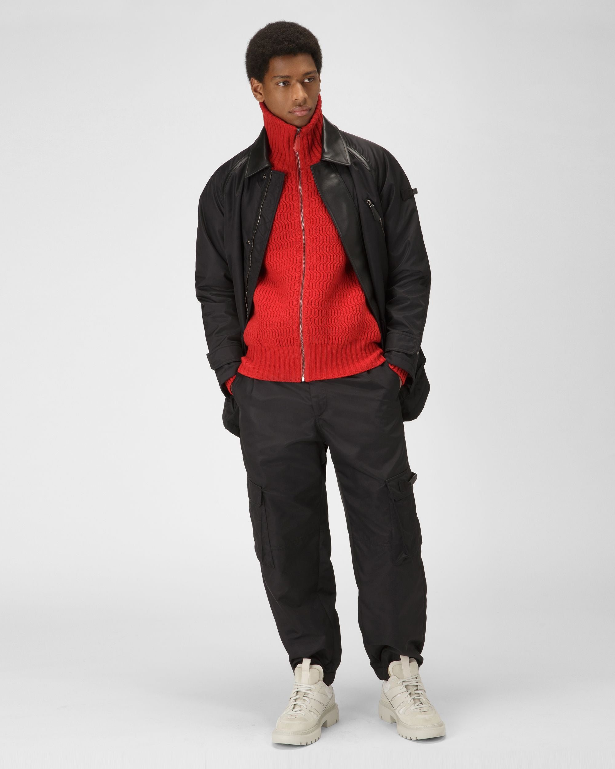 Veste En Nylon Recyclé Noir - Homme - Bally - 05