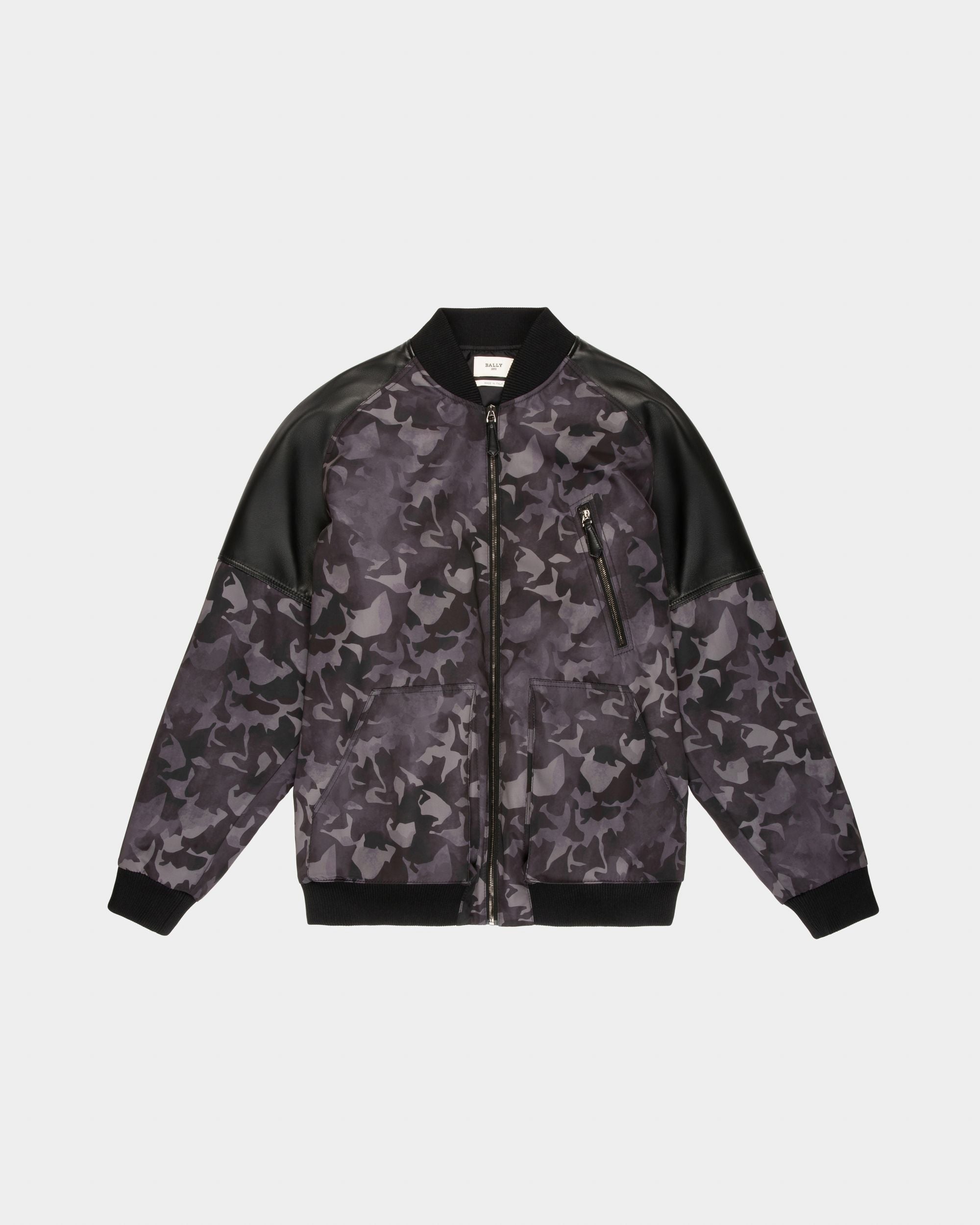 Bomber Con Inserti In Pelle Camouflage - Uomo - Bally - 04