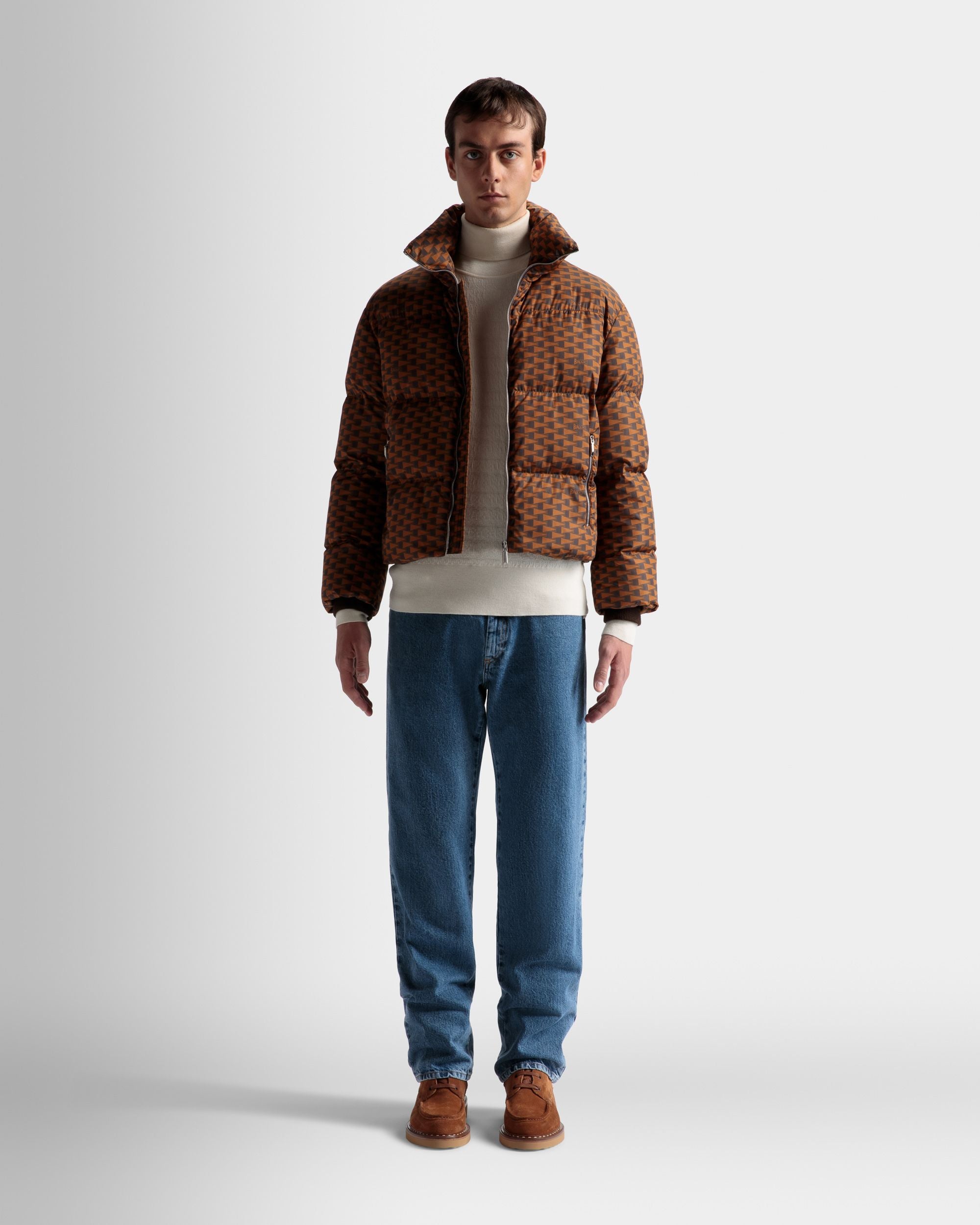 Piumino In Nylon Marrone - Uomo - Bally - 02