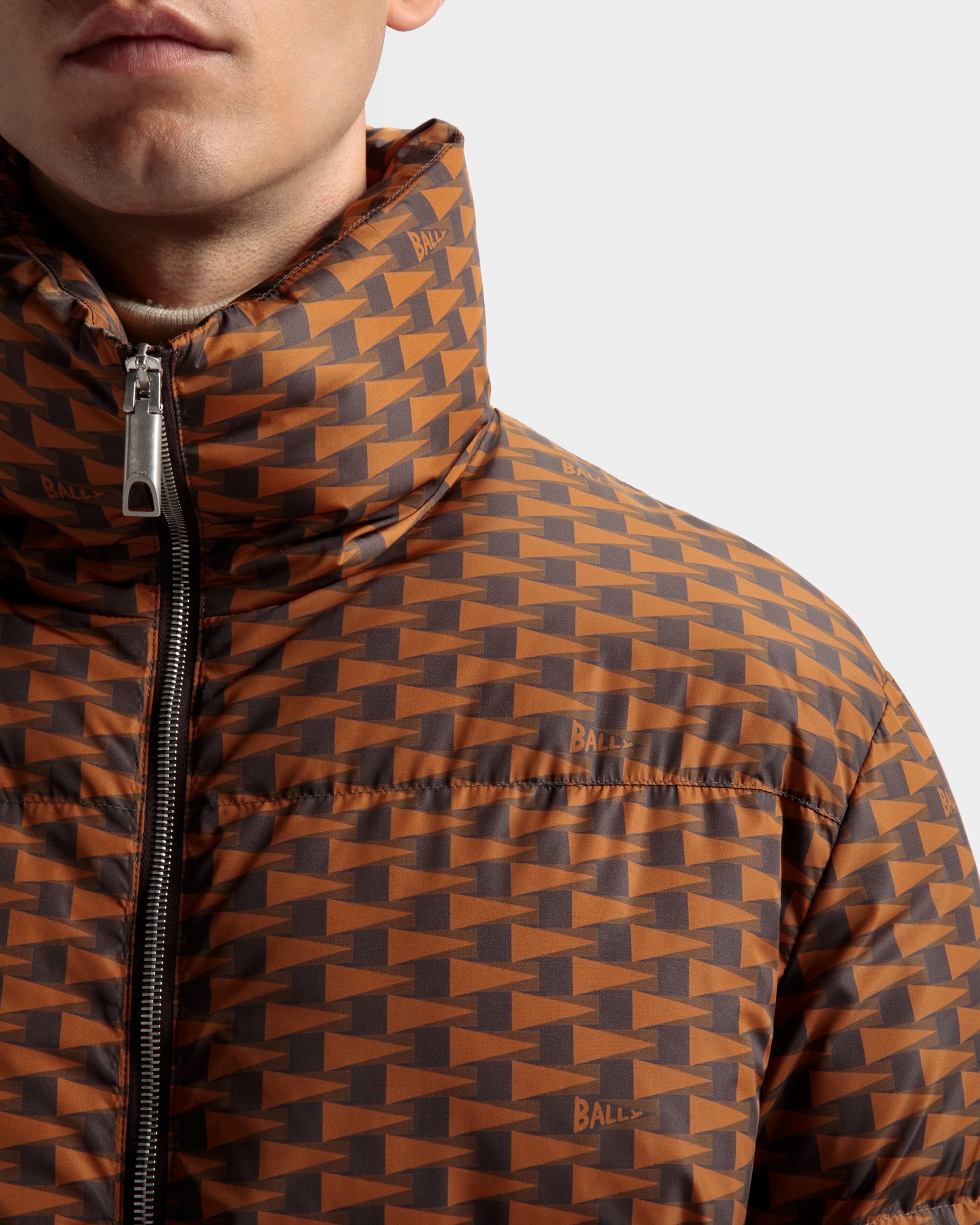 Piumino In Nylon Marrone - Uomo - Bally - 04
