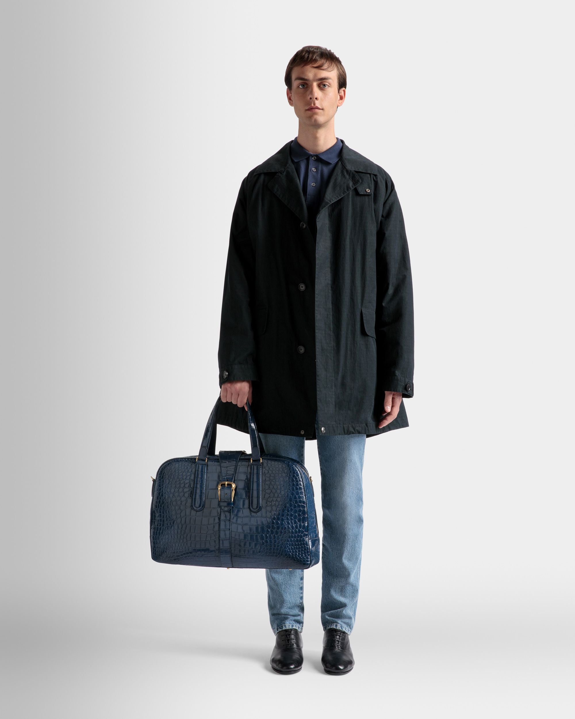 Staubmantel Aus Schwarzem Polyamid - Herren - Bally - 02