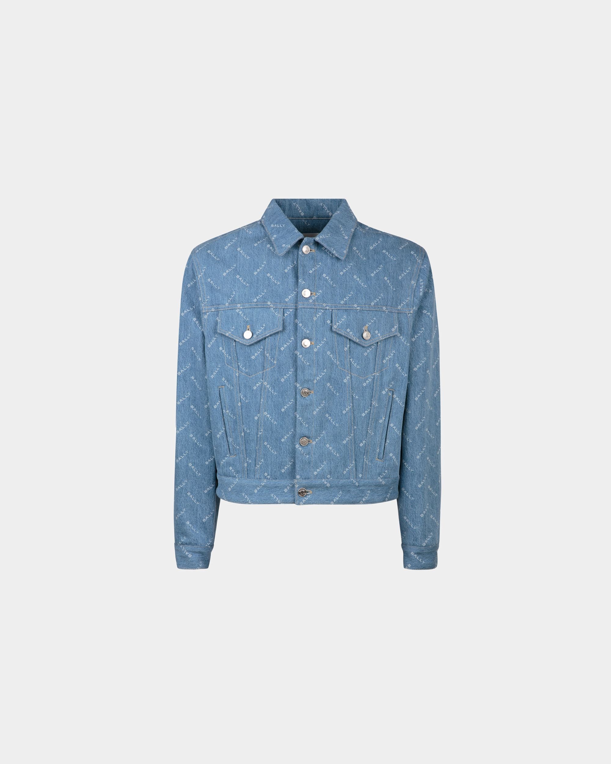 Veste En Jean En Coton Bleu Clair - Homme - Bally - 01