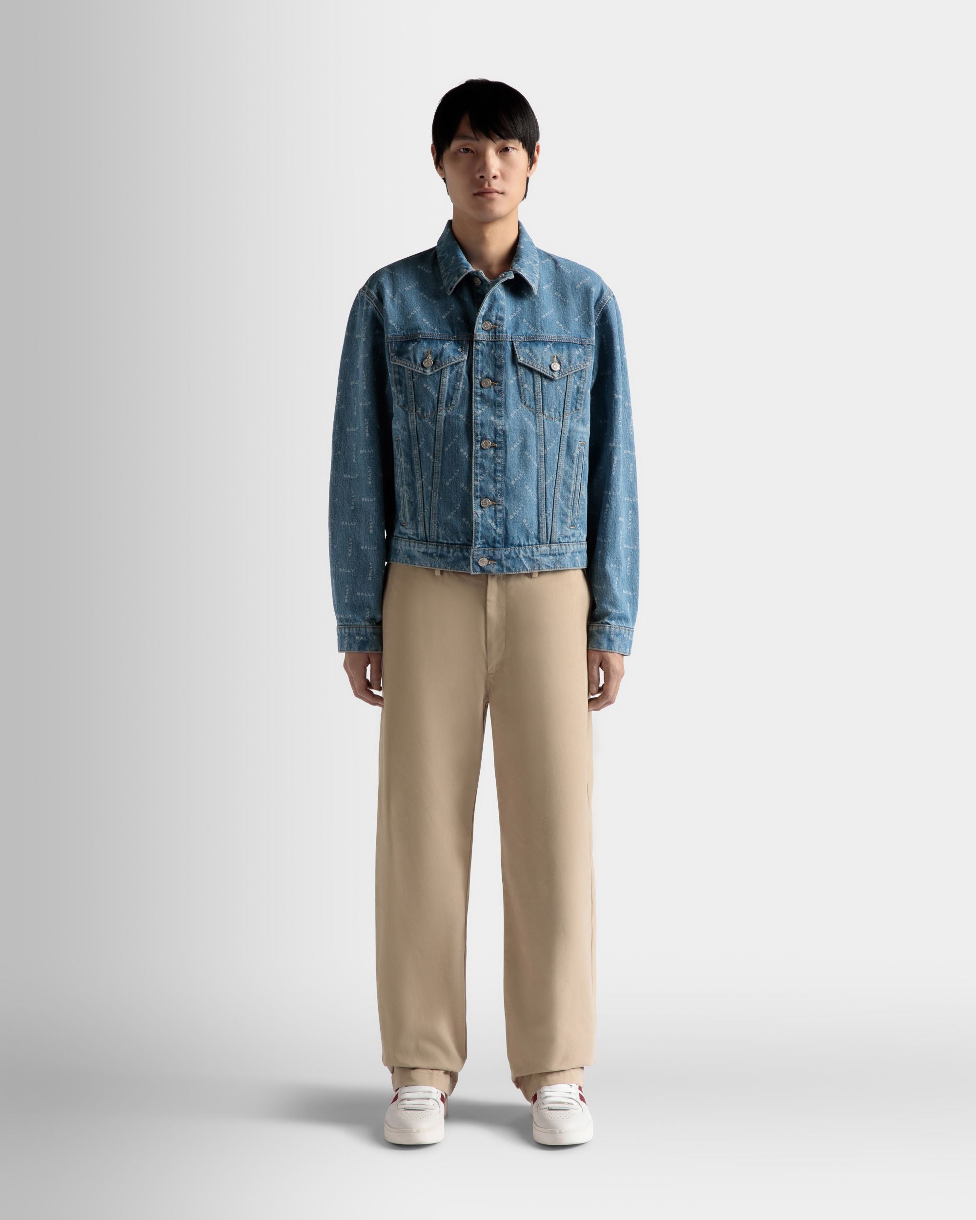 Veste En Jean En Coton Bleu Clair - Homme - Bally - 02