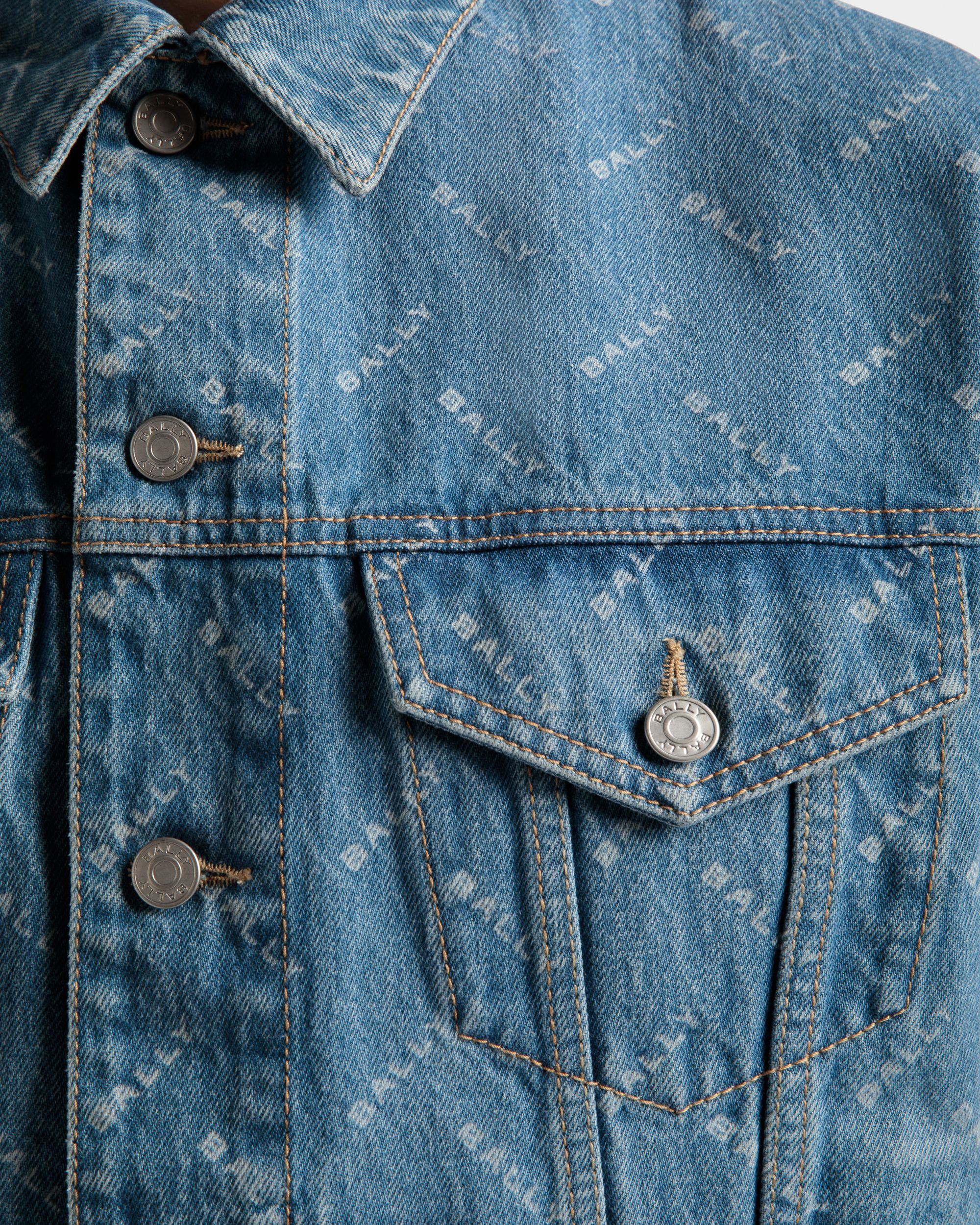 Veste En Jean En Coton Bleu Clair - Homme - Bally - 04