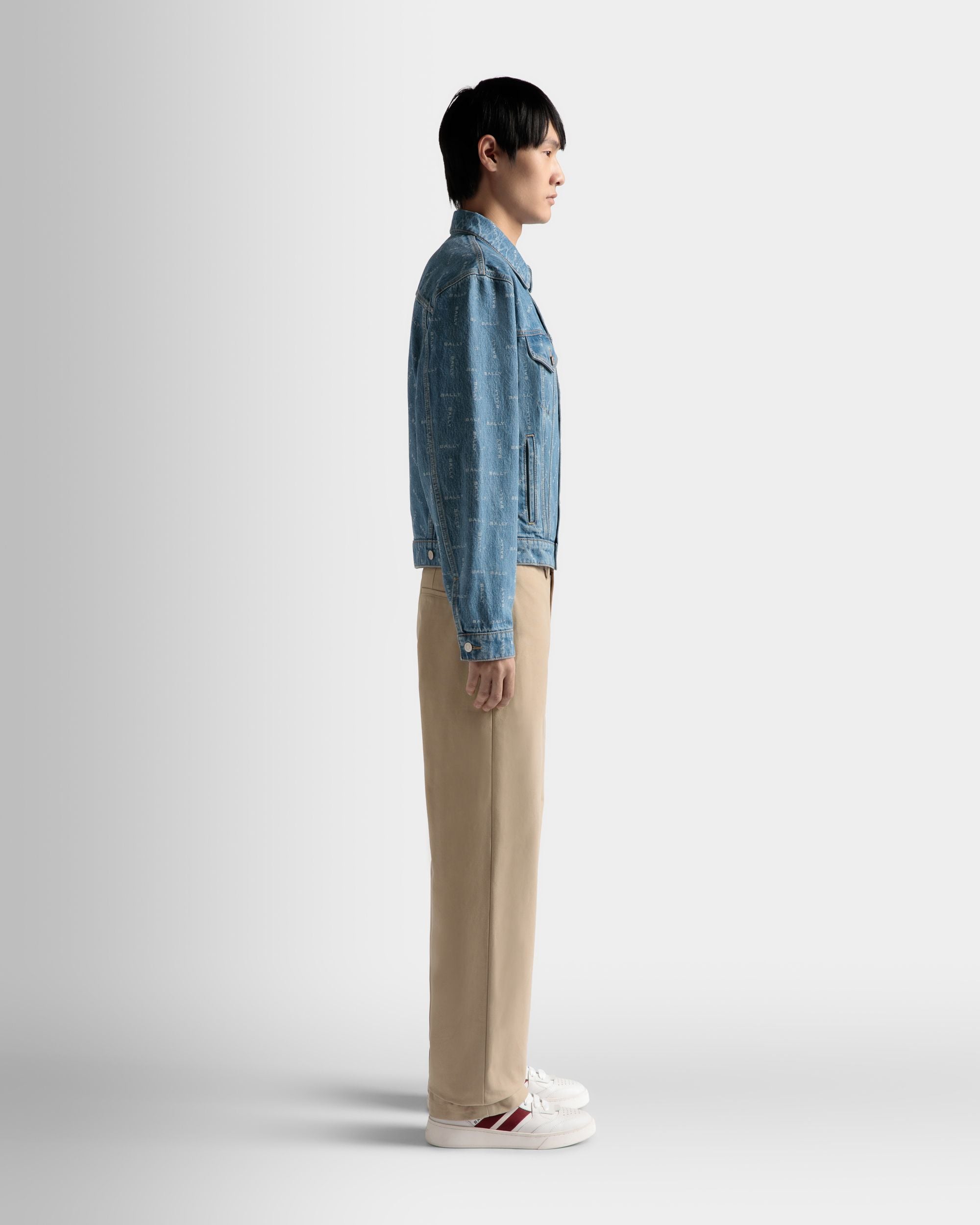 Veste En Jean En Coton Bleu Clair - Homme - Bally - 05