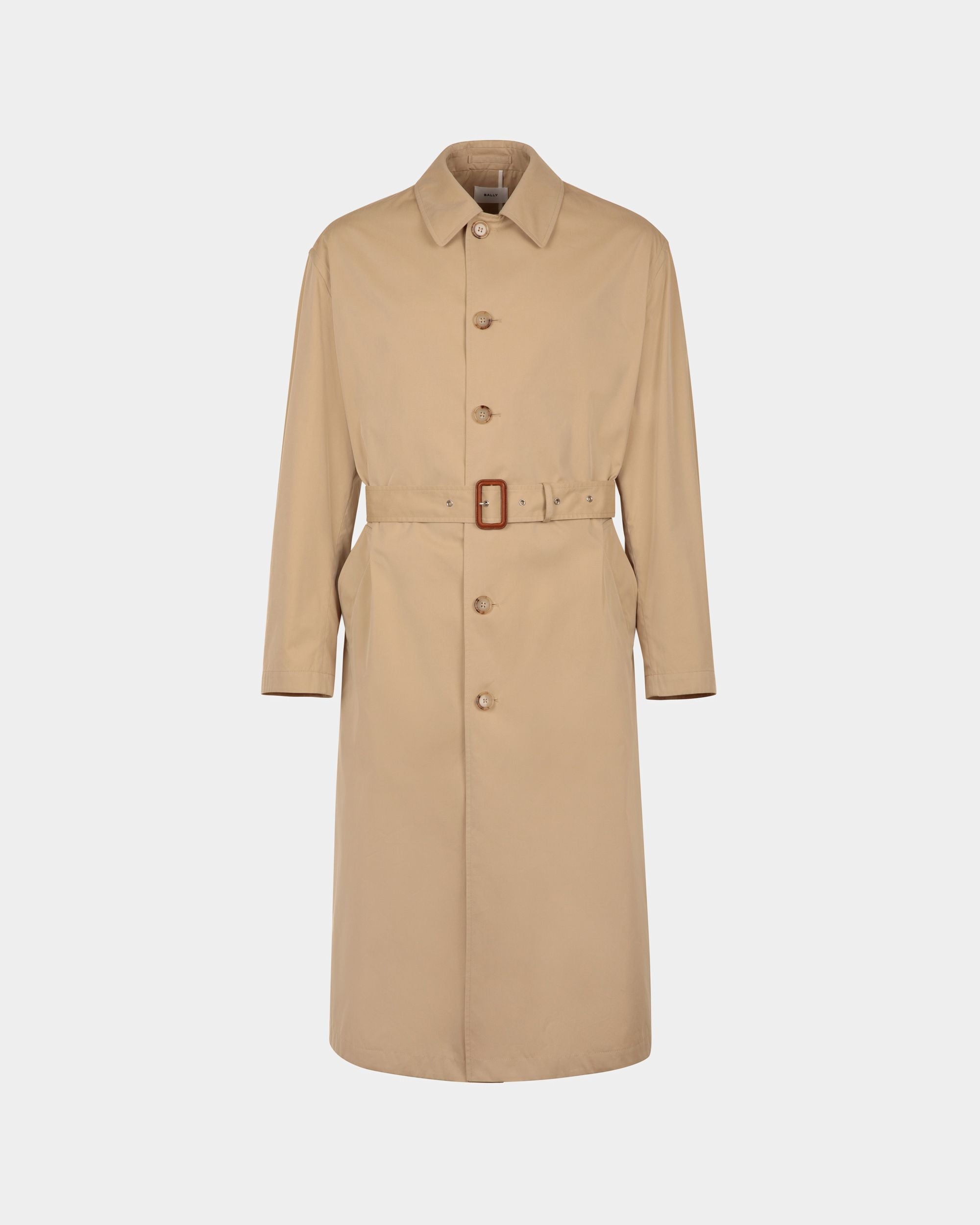 Trench In Tessuto Color Cammello - Uomo - Bally - 01