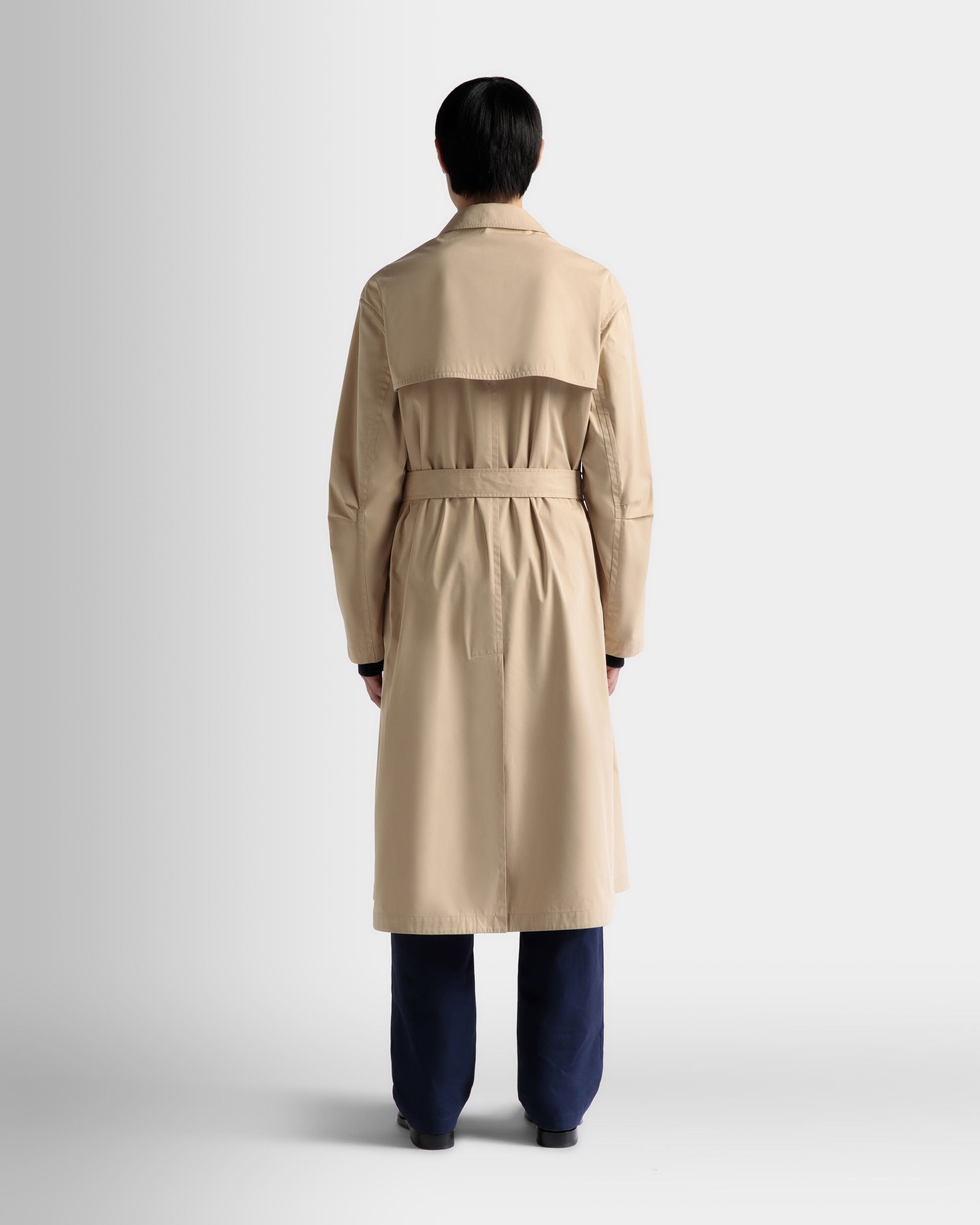 Trench In Tessuto Color Cammello - Uomo - Bally - 06