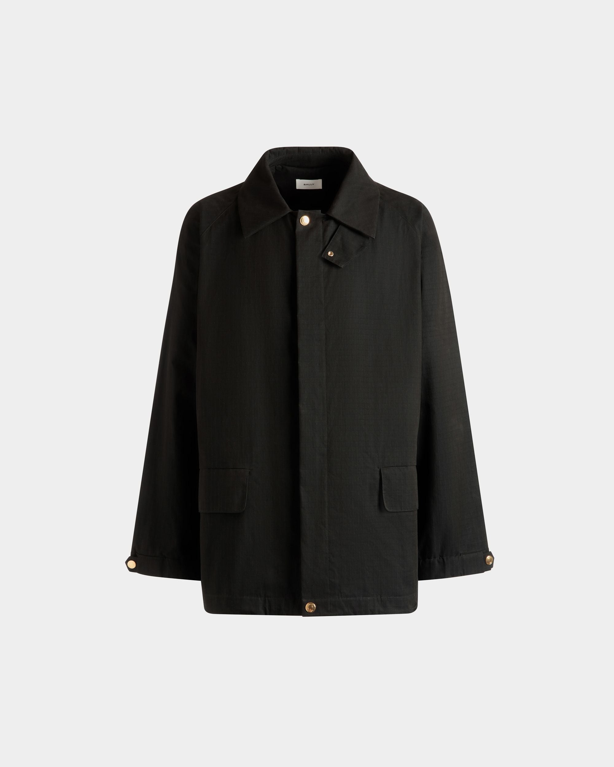 Parka En Nylon Noir - Homme - Bally - 01