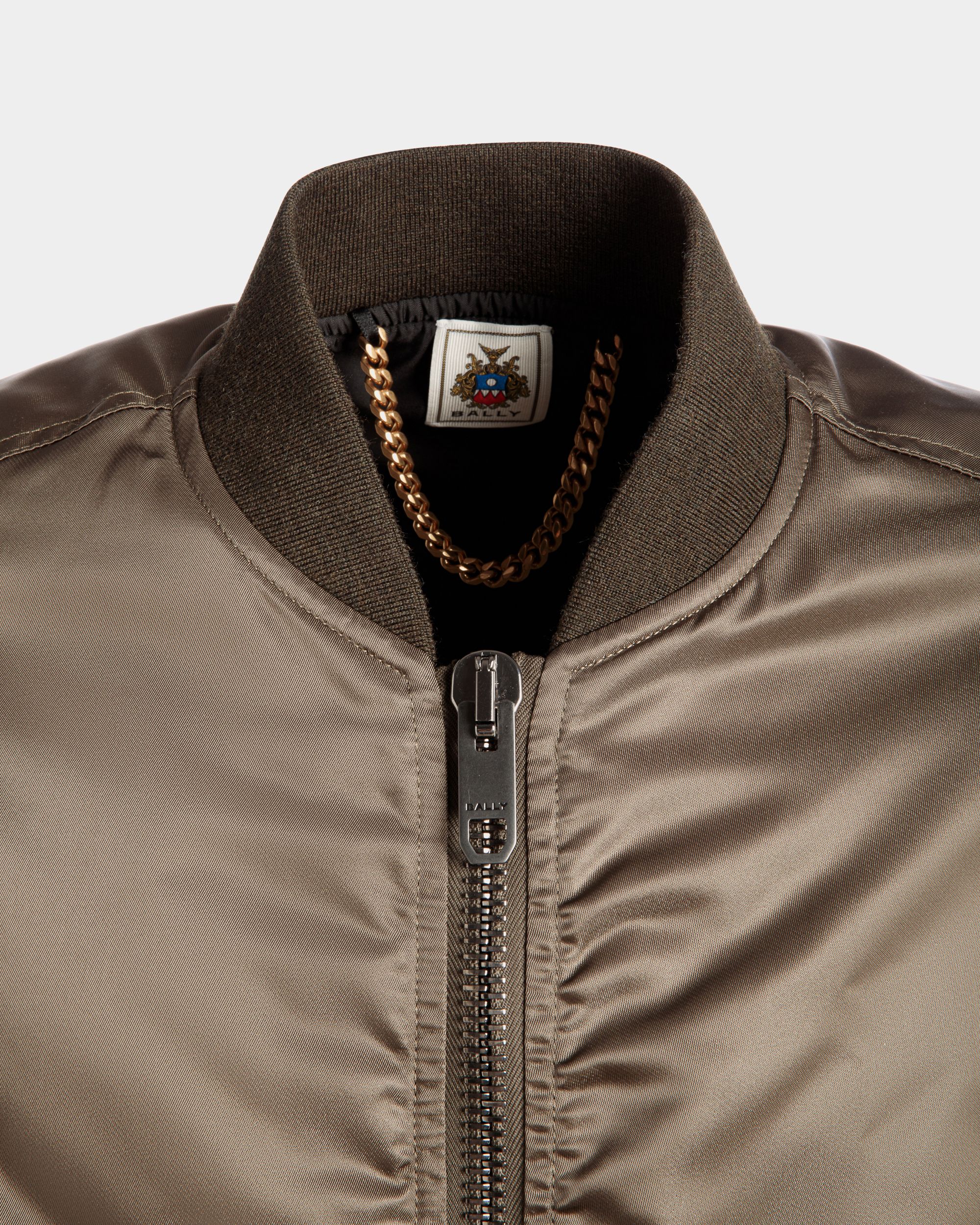 Bomberjacke Aus Nylon In Military Green Aus Der Adrien Brody Travel-Kollektion - Herren - Bally - 05