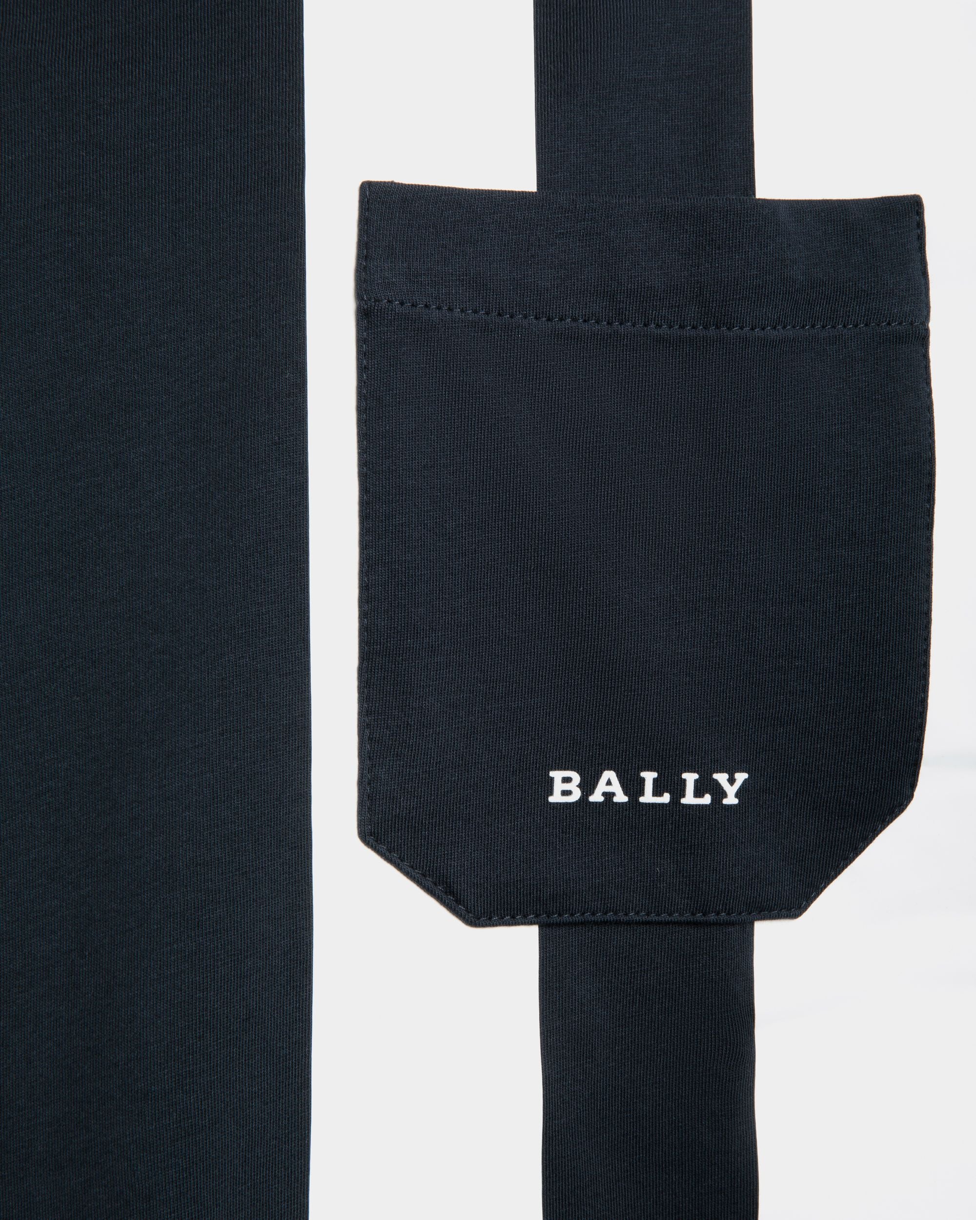 T-Shirt In Blue Cotton - Herren - Bally - 02