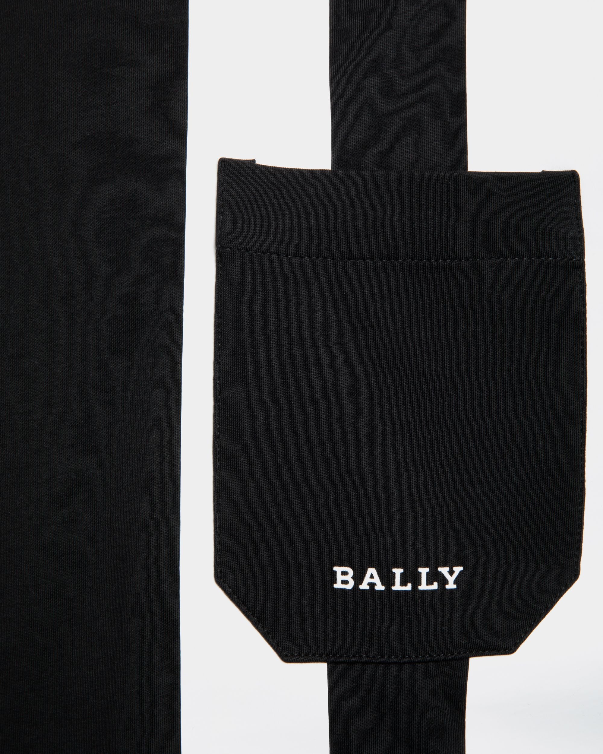 T-Shirt In Black Cotton - Herren - Bally - 02