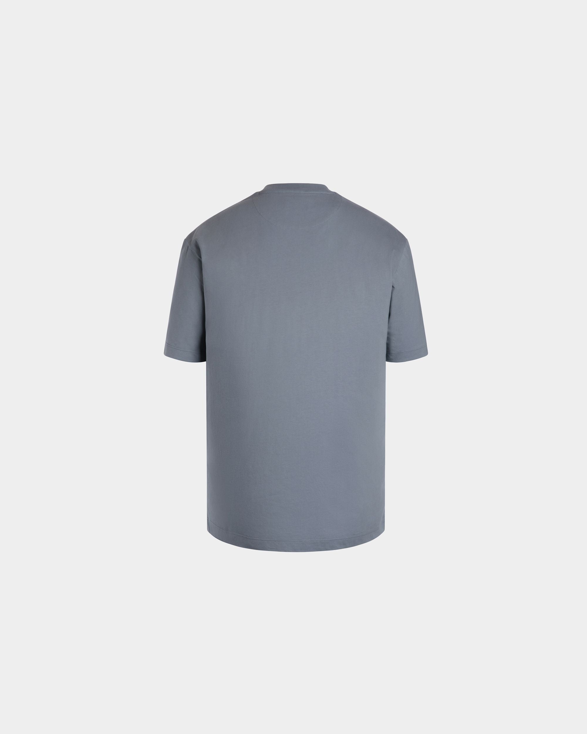 T-Shirt En Maille De Coton Grise - Homme - Bally - 03