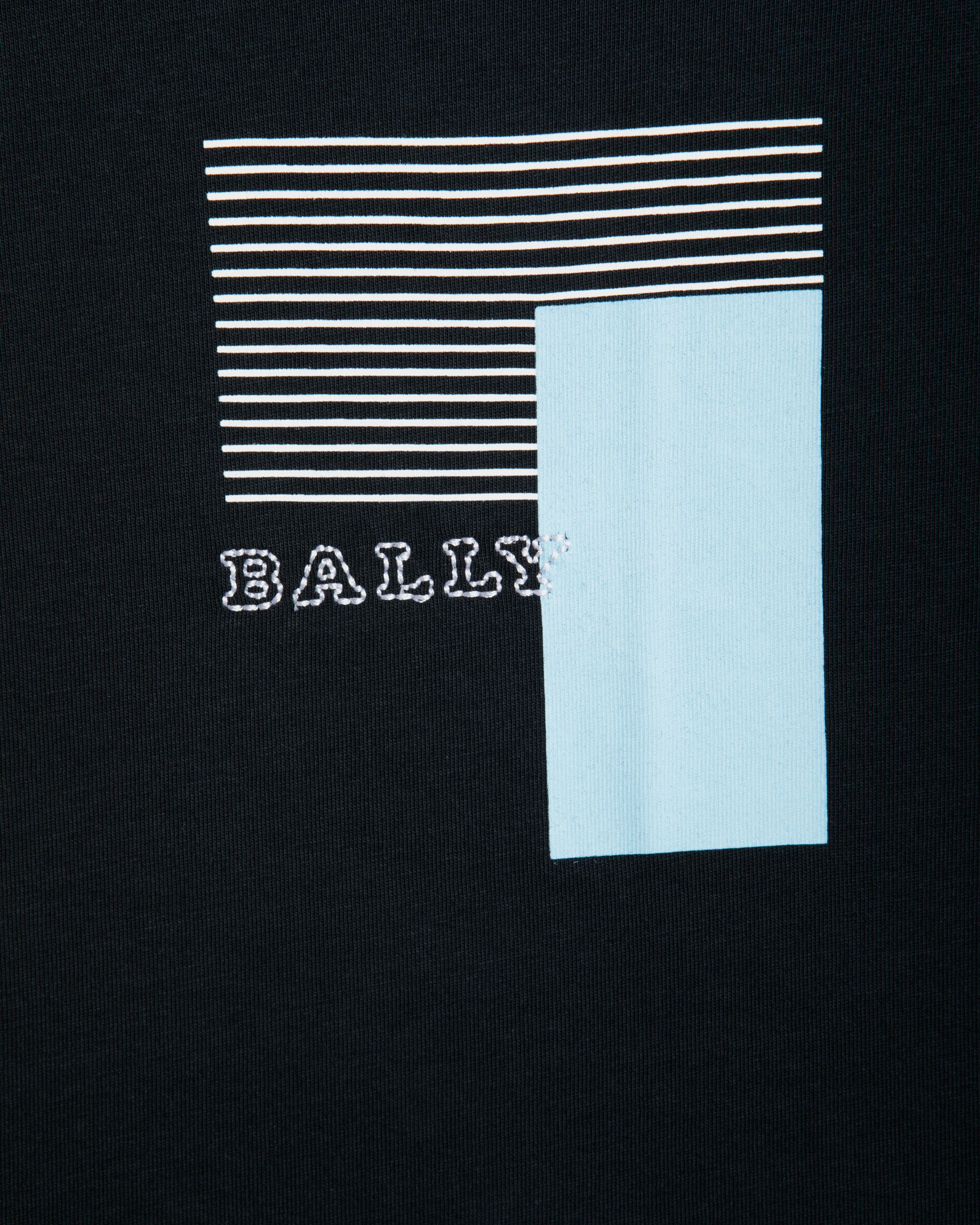 T-Shirt In Blue Cotton - Herren - Bally - 02