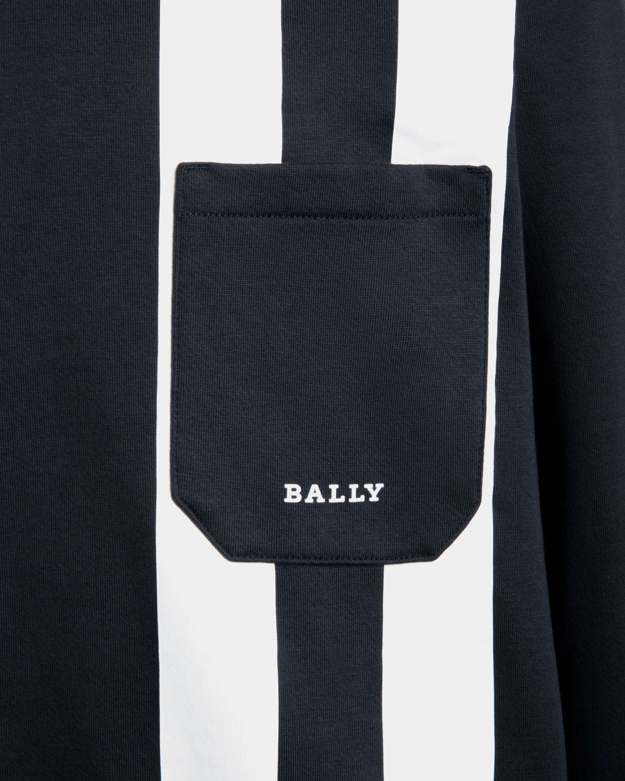 Sweatshirt In Blue Mix Cotton - Herren - Bally - 02