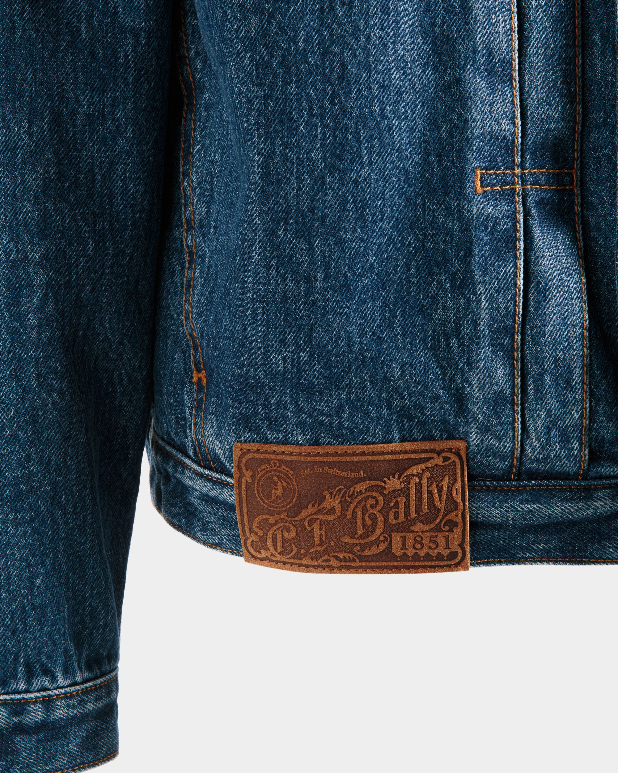 Veste En Jean En Coton Medium Blue - Homme - Bally - 02