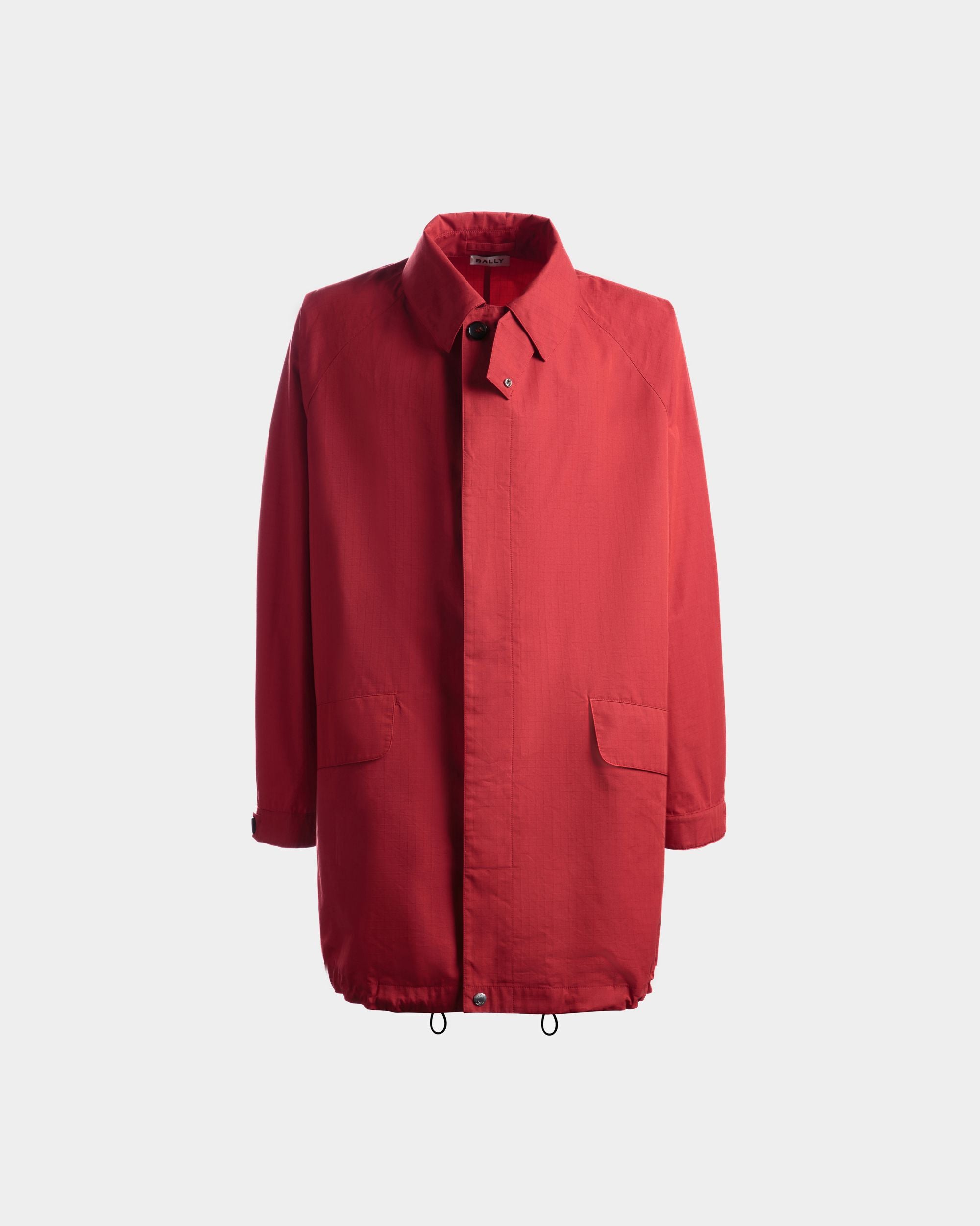 Mantel Aus Nylon In Candy Red - Herren - Bally - 01