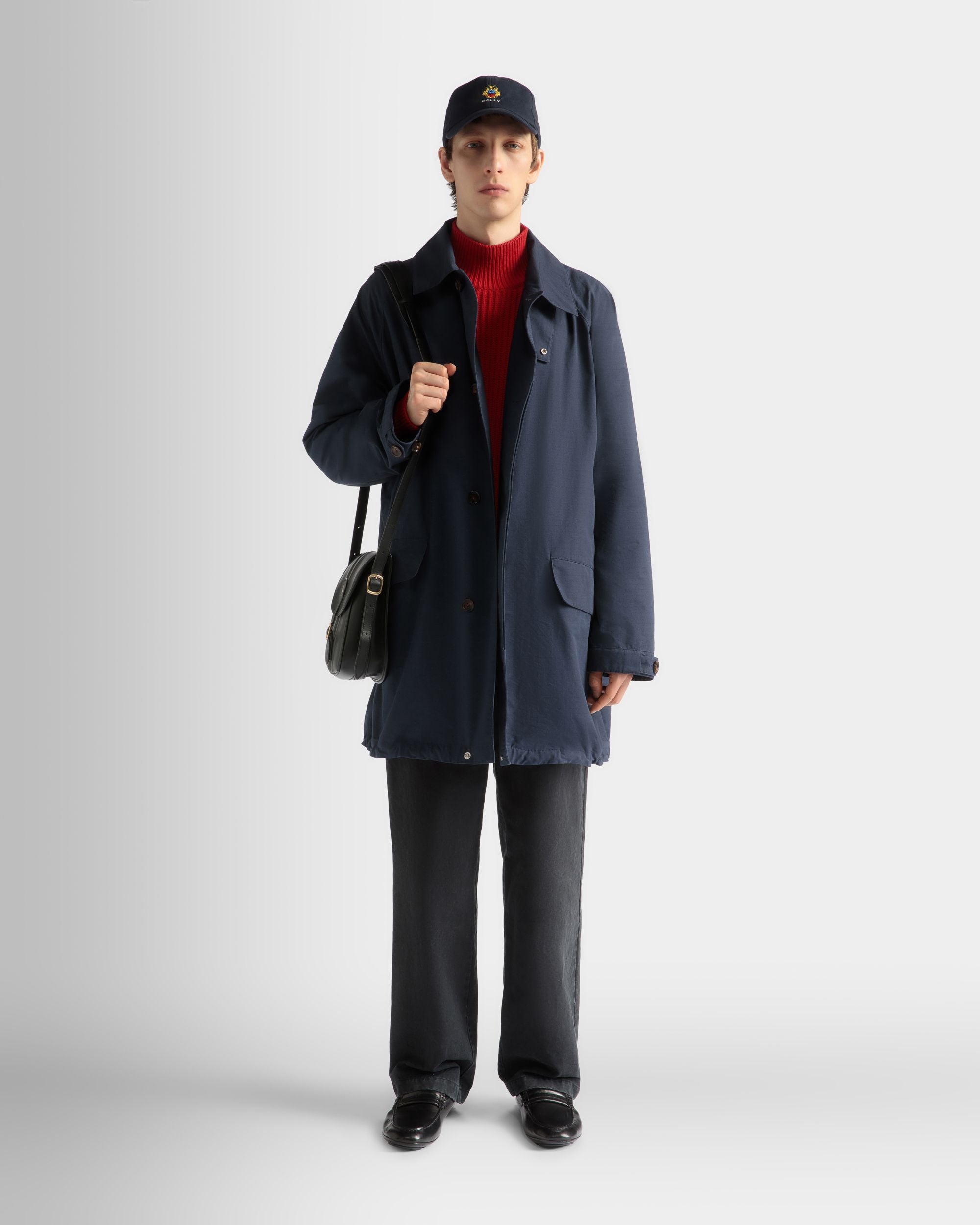 Manteau En Nylon Navy Blue - Homme - Bally - 02
