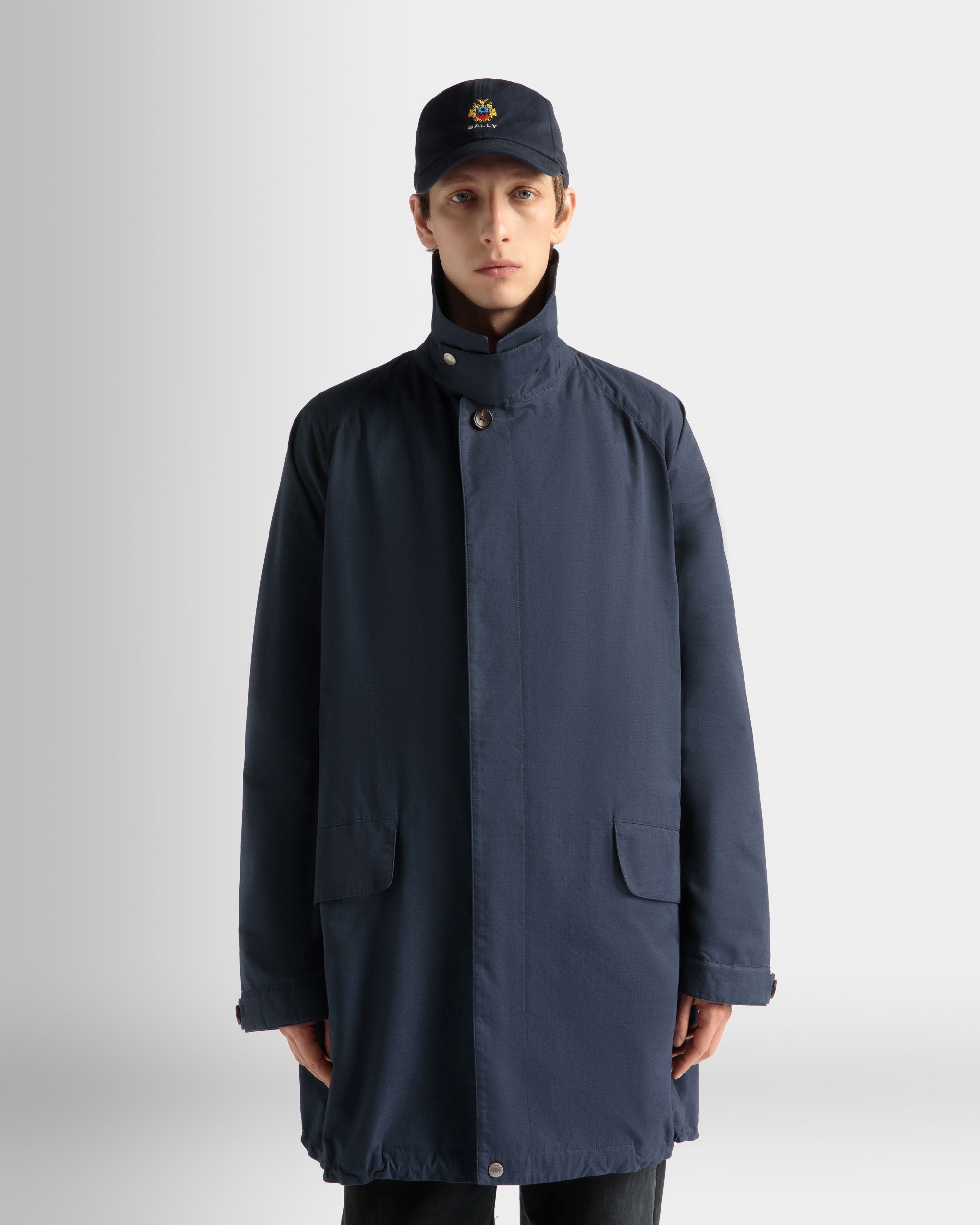 Manteau En Nylon Navy Blue - Homme - Bally - 03