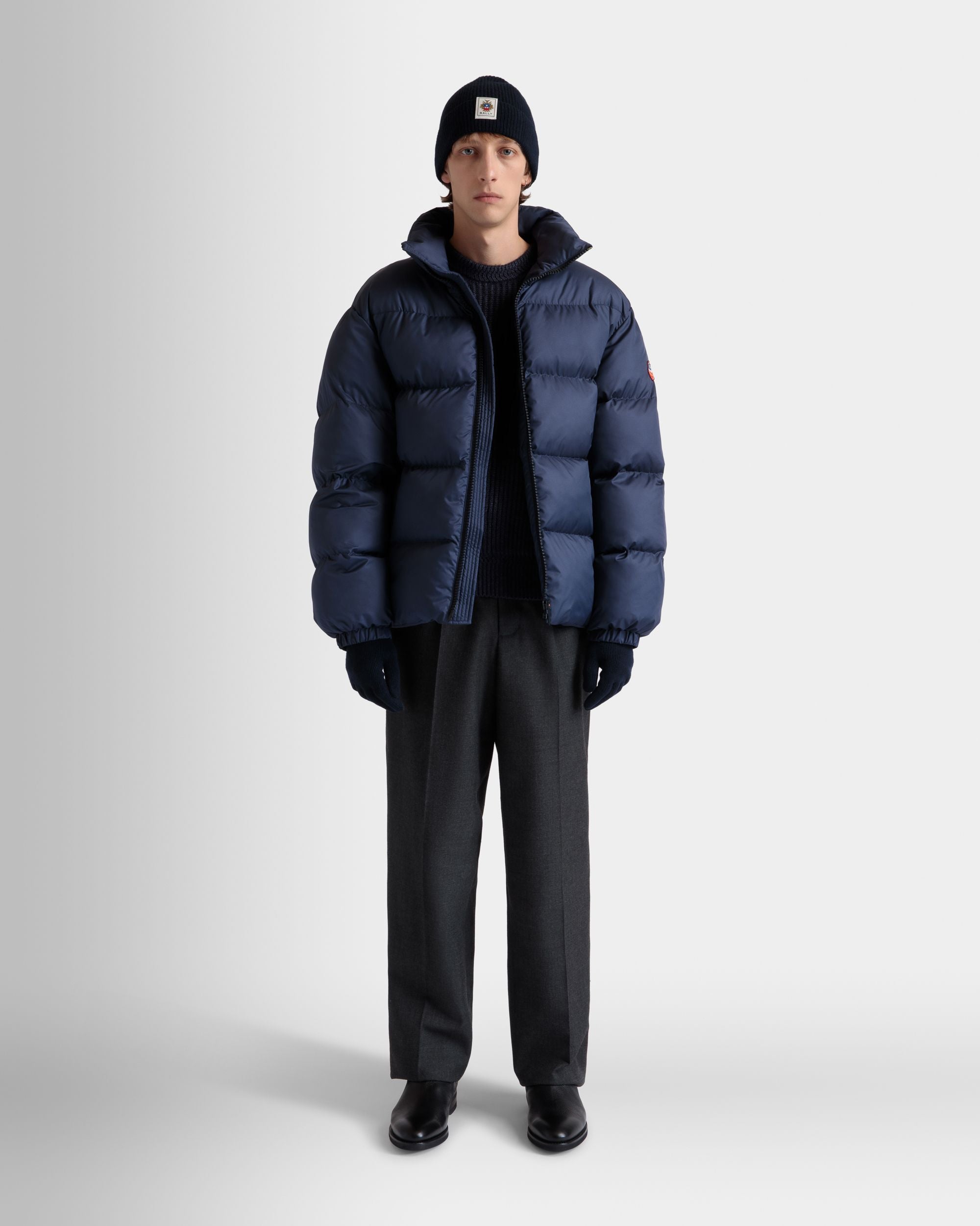 Steppjacke Aus Nylon In Navy Blue - Herren - Bally - 02
