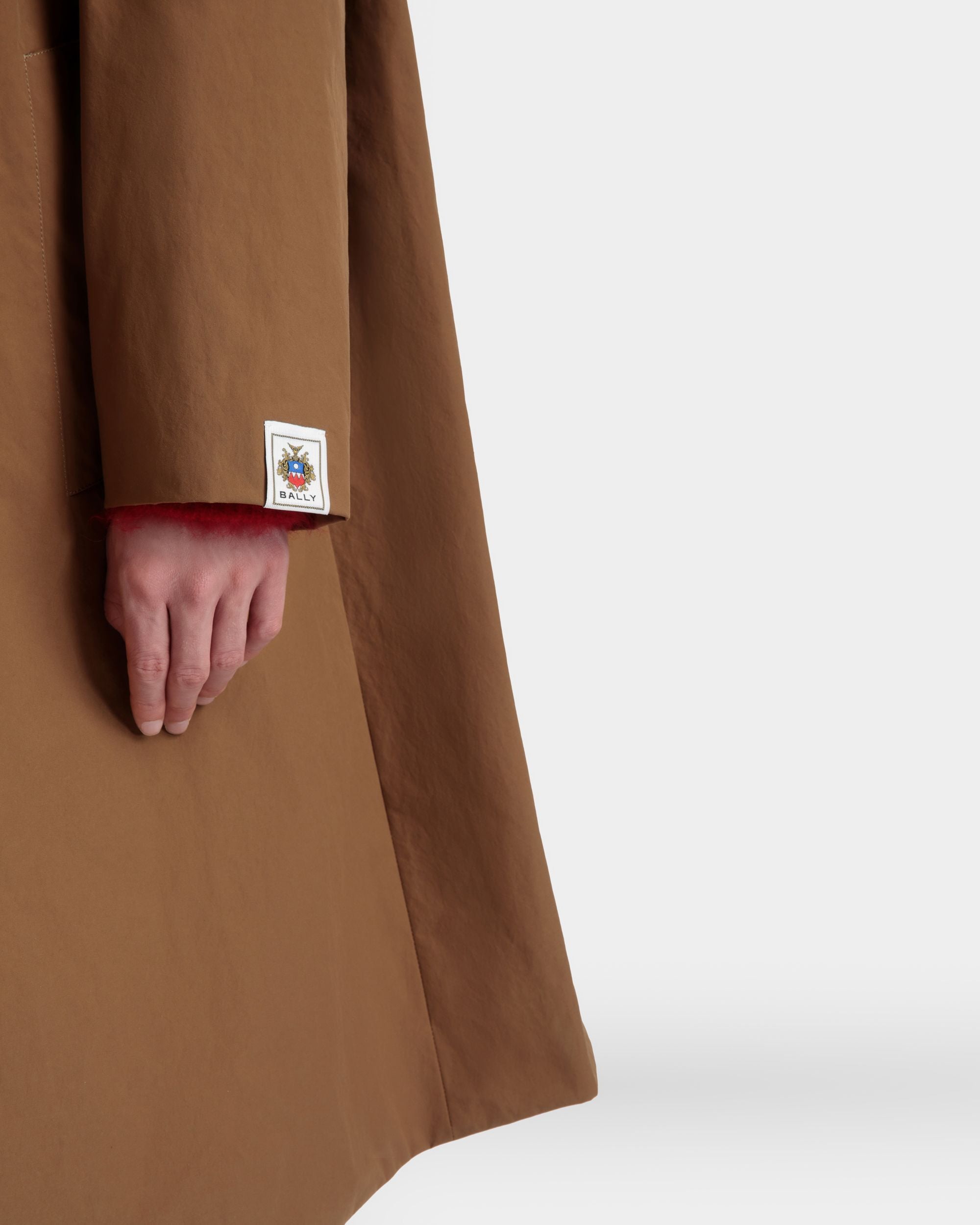 Trench Coat In Brown Nylon - Men's - Bally - 08