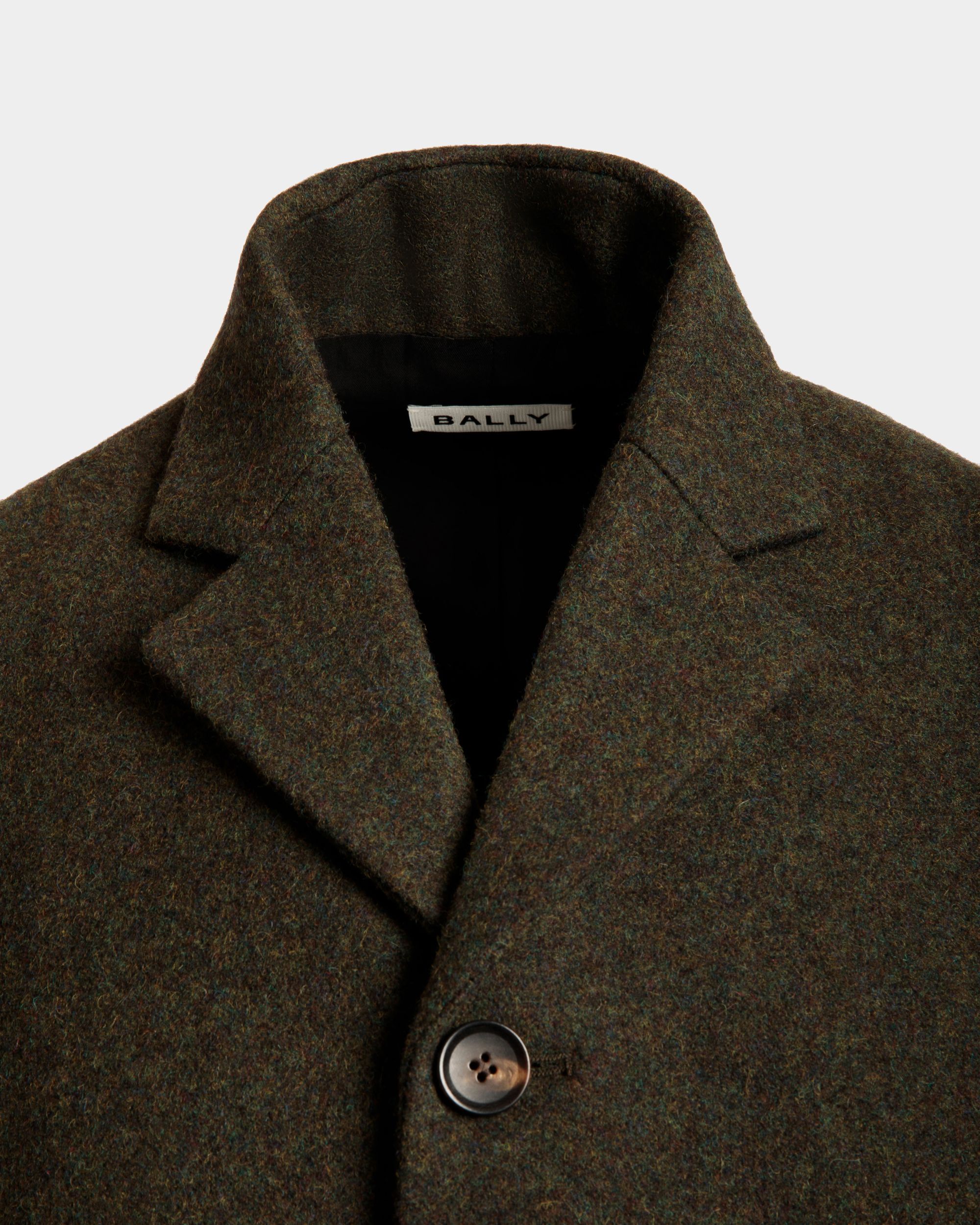 Blazer In Lana Verde Scuro - Uomo - Bally - 02