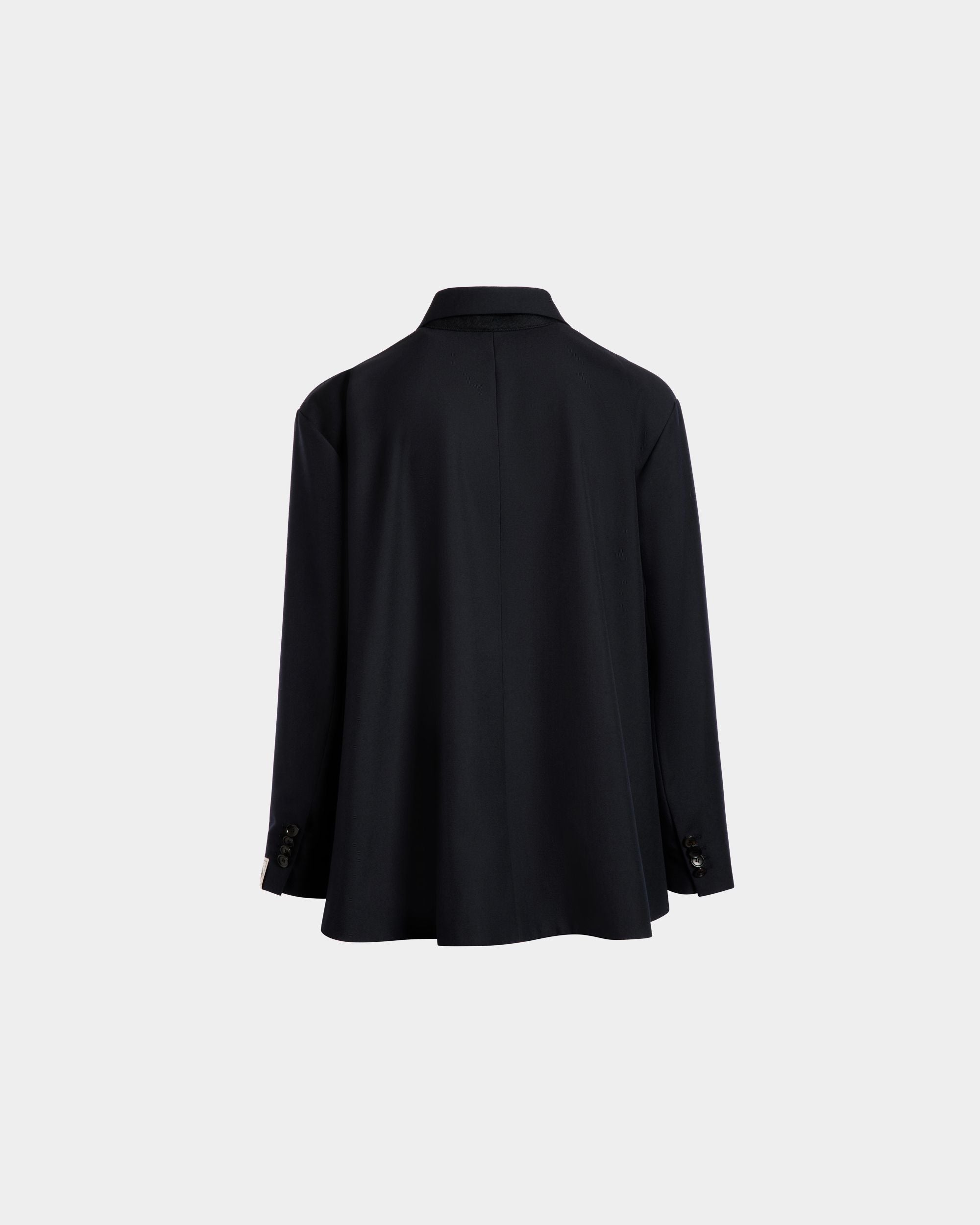 Blazer In Misto Lana Navy Blue - Uomo - Bally - 07