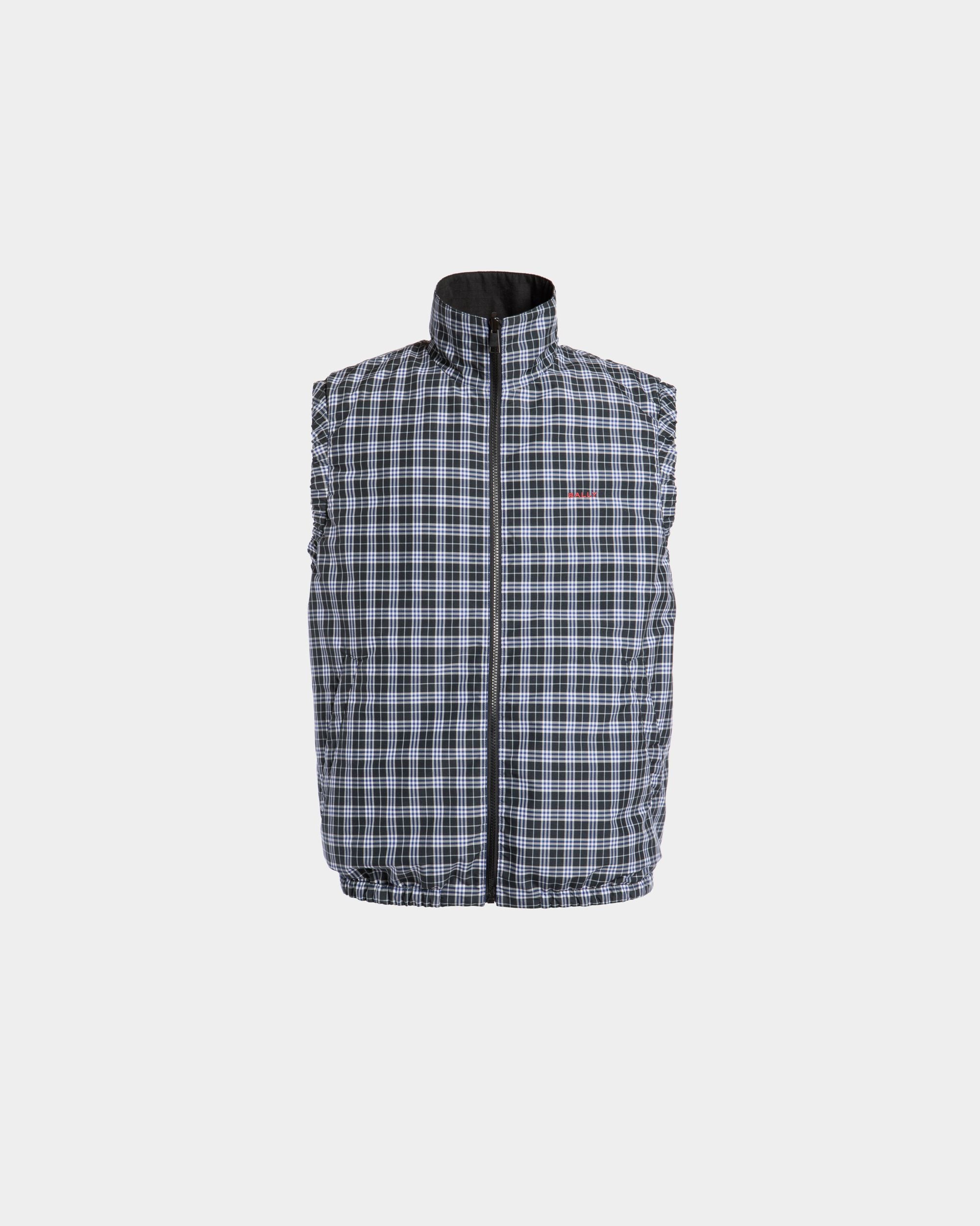 Reversible Vest in a Black Cotton Blend - Men's - Bally - 05