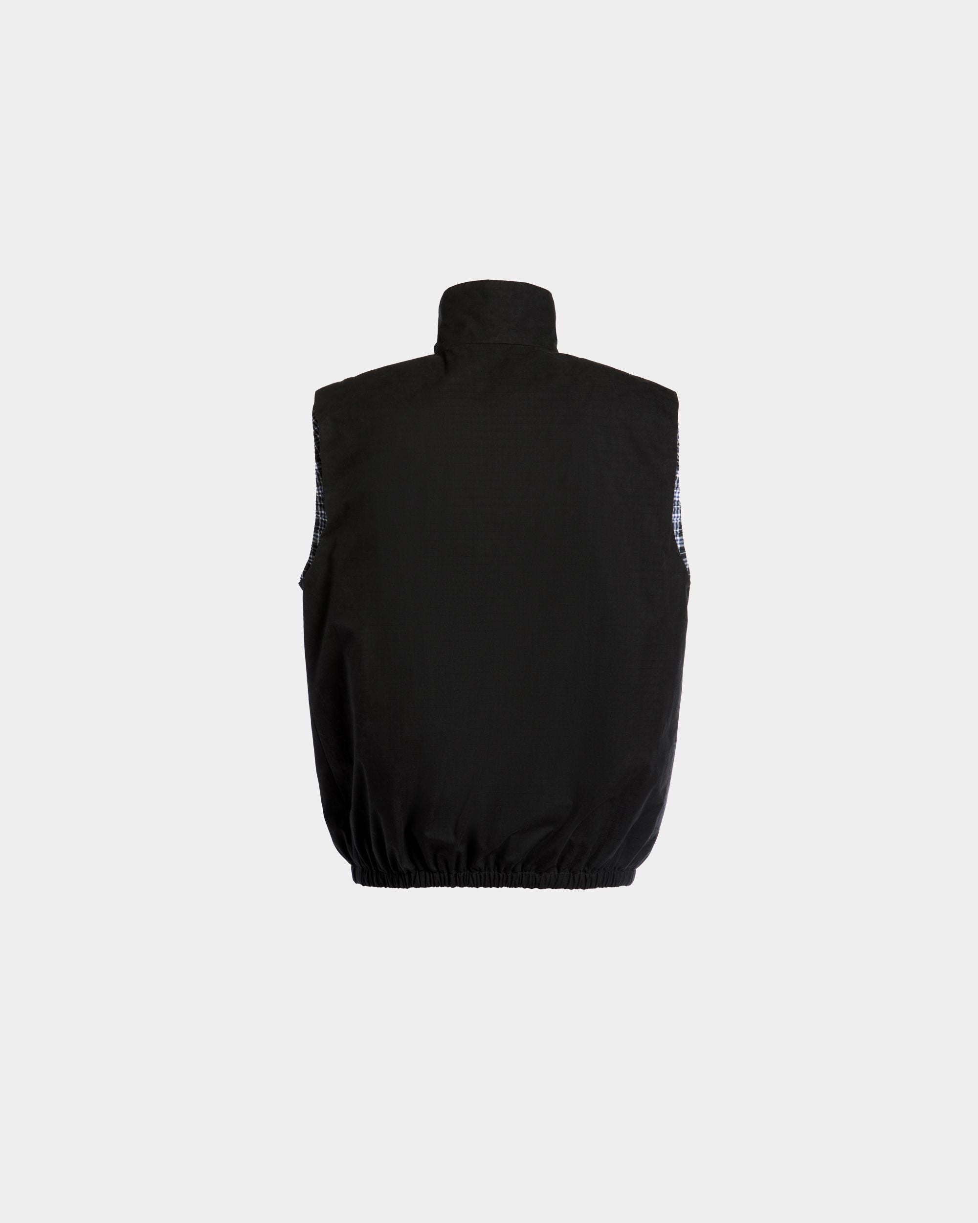 Reversible Vest in a Black Cotton Blend - Men's - Bally - 08