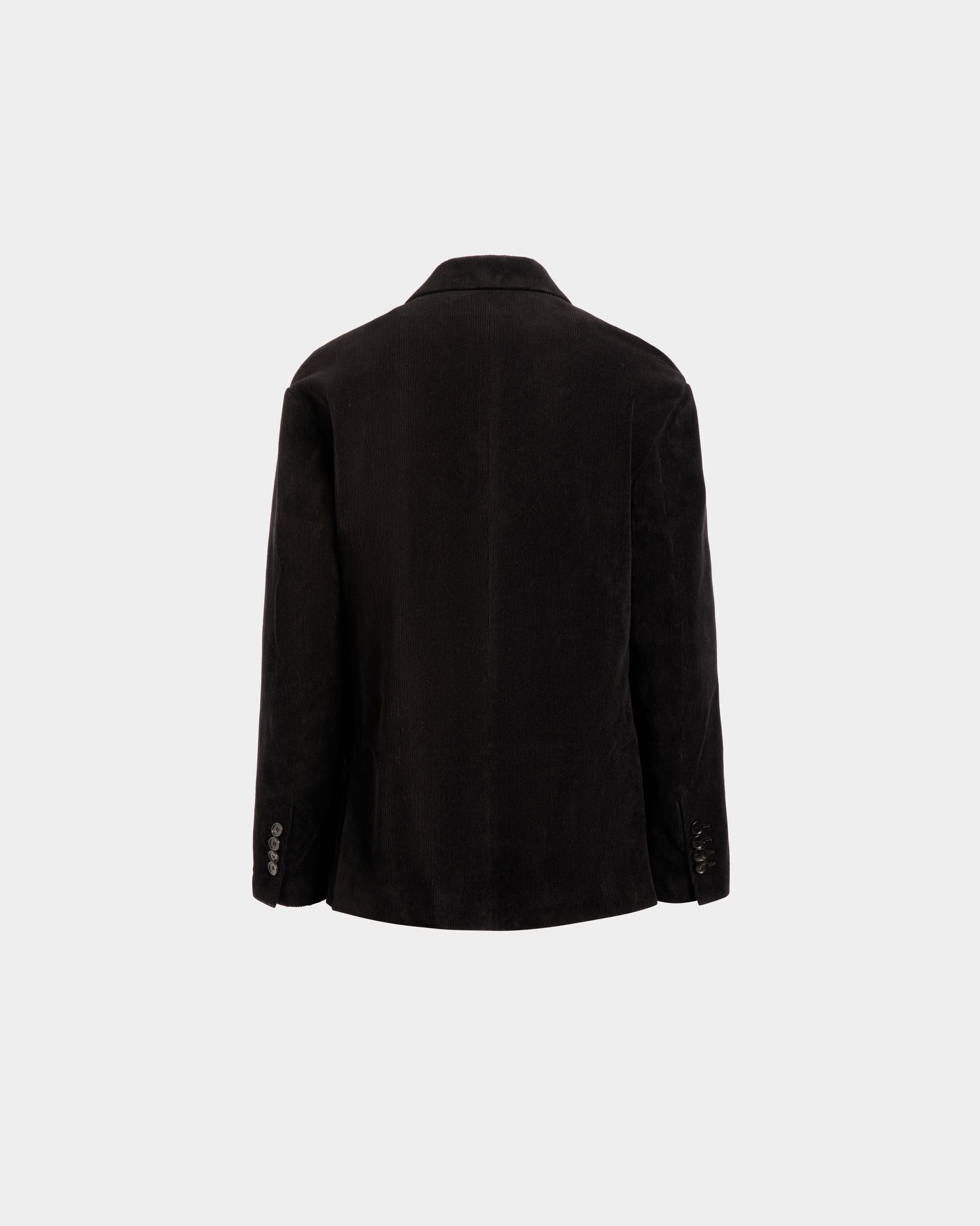 Blazer In Corduroy Di Cotone Nero - Uomo - Bally - 07