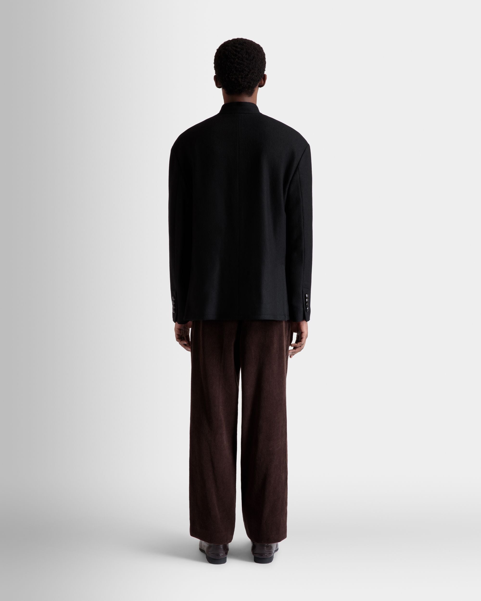 Winter Capsule Blazer Aus Wollmix In Schwarz - Homme - Bally - 04