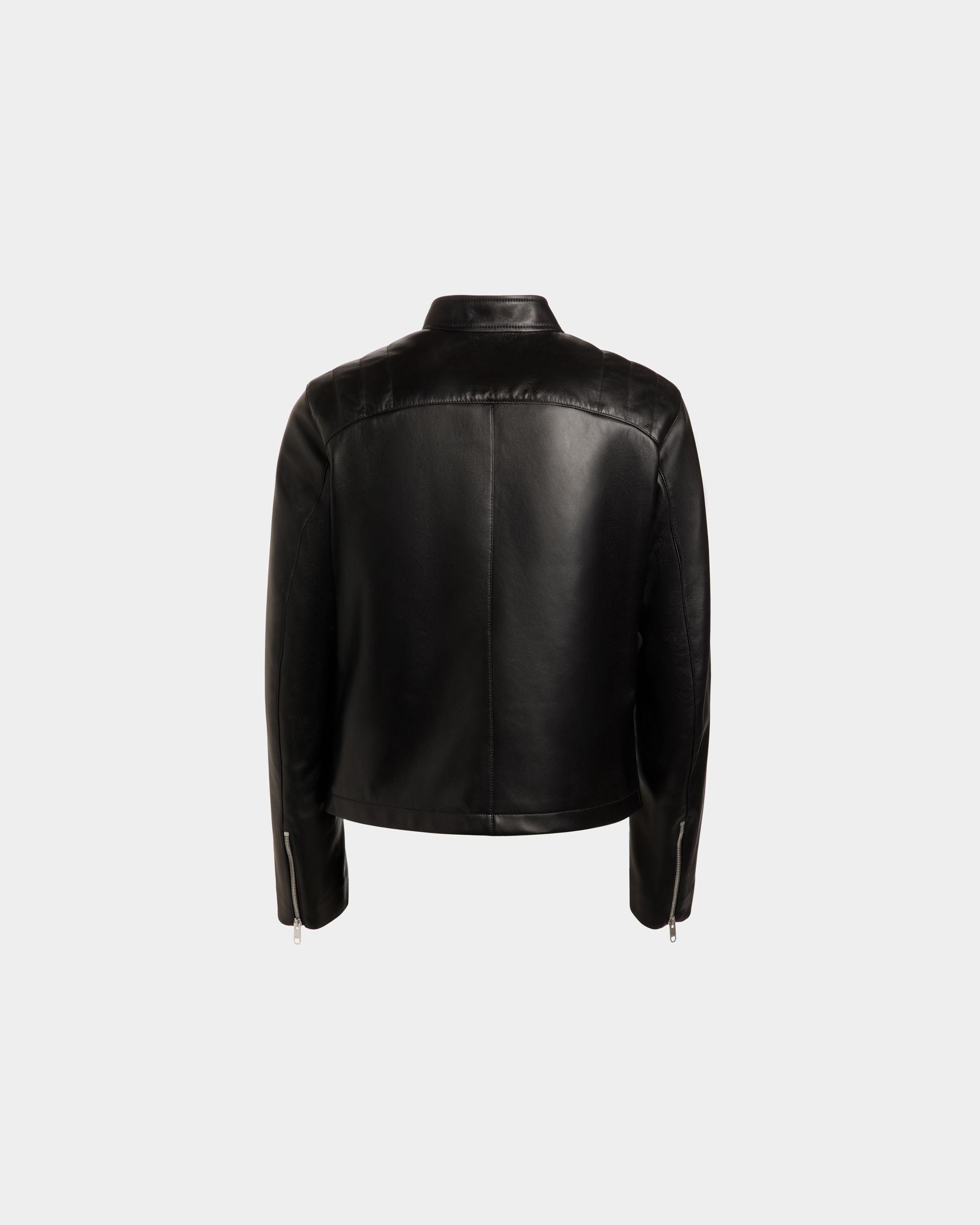 Giacca Biker In Pelle Nera - Uomo - Bally - 07
