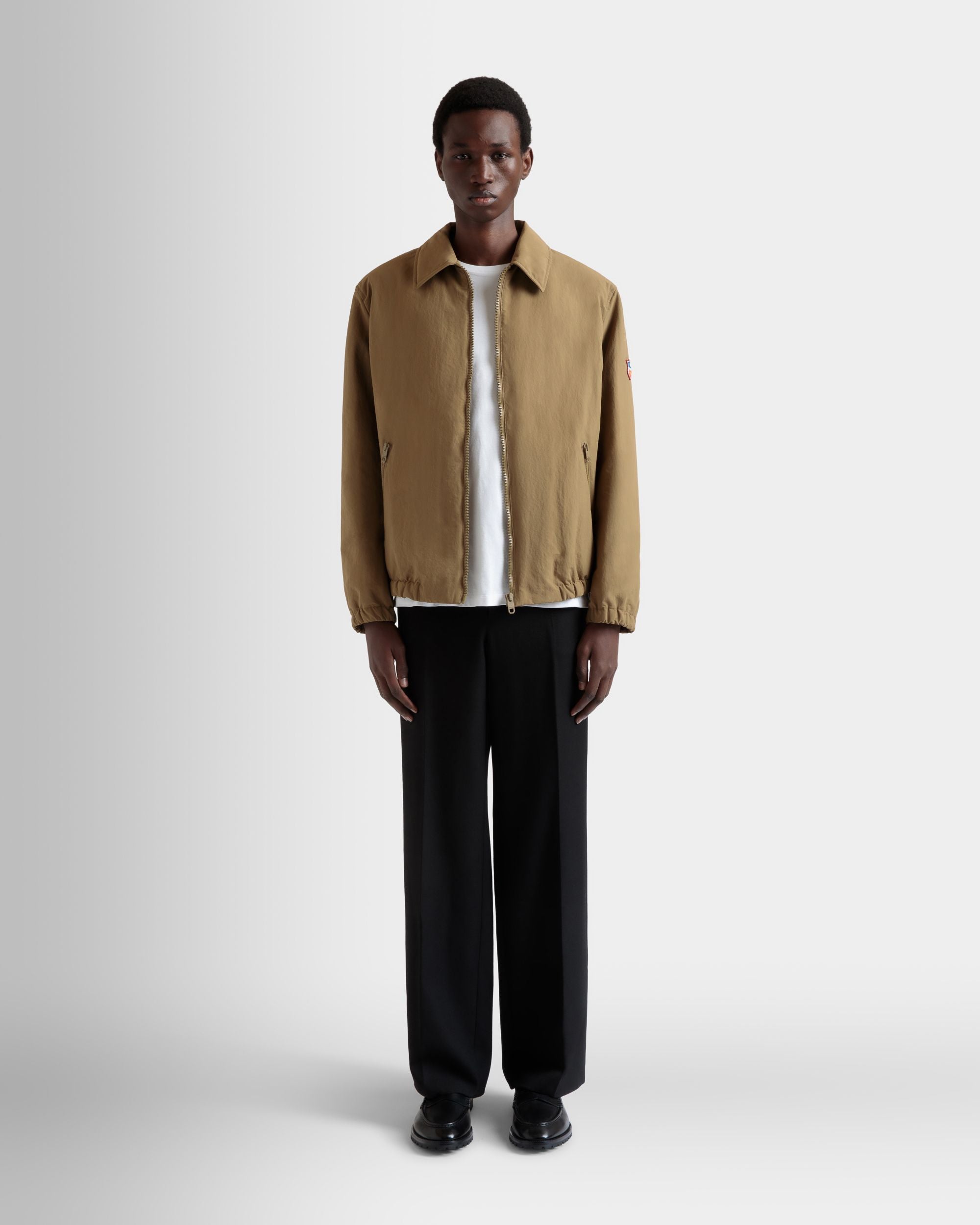 Giacca-Camicia In Nylon Color Cammello - Uomo - Bally - 02