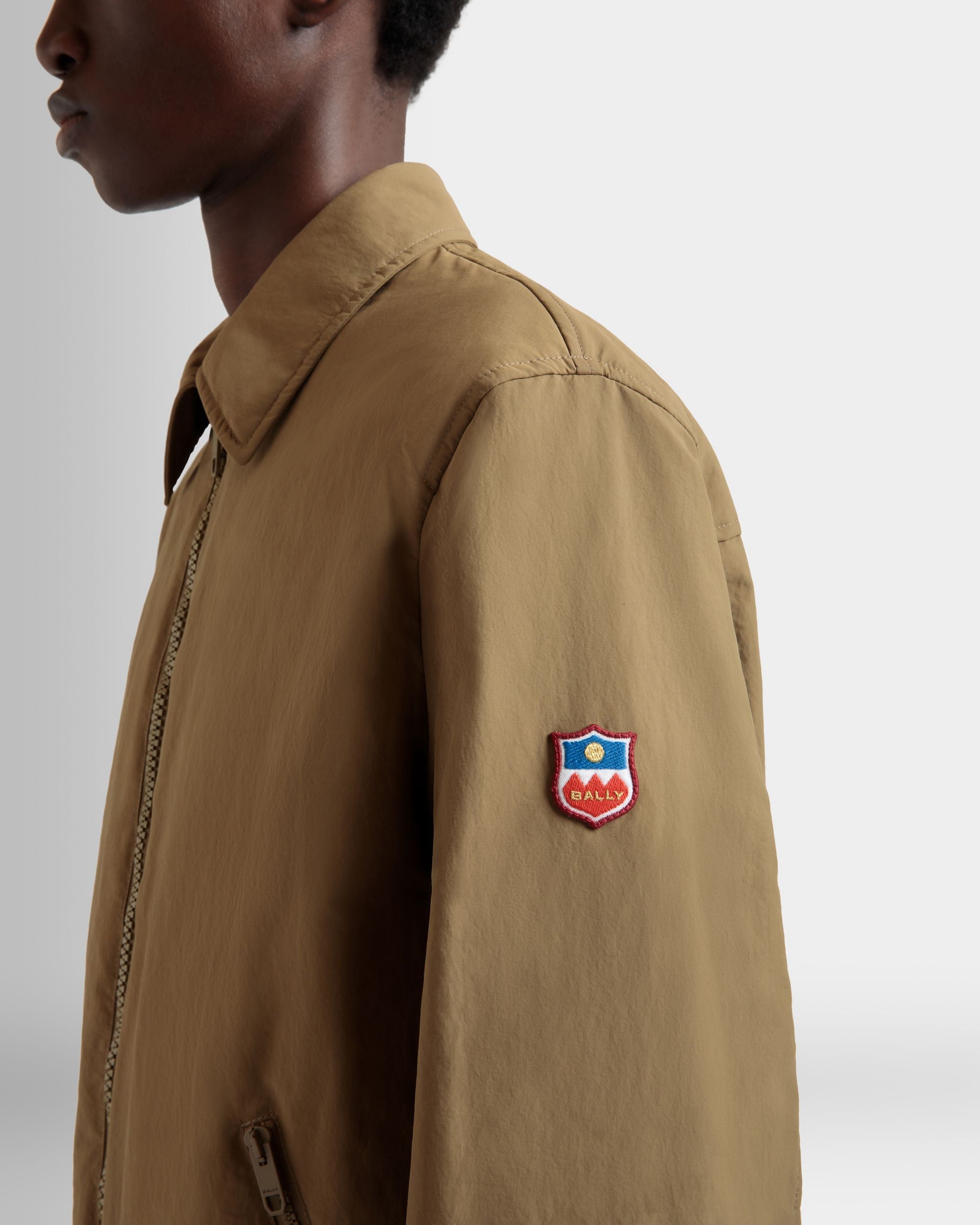 Giacca-Camicia In Nylon Color Cammello - Uomo - Bally - 03