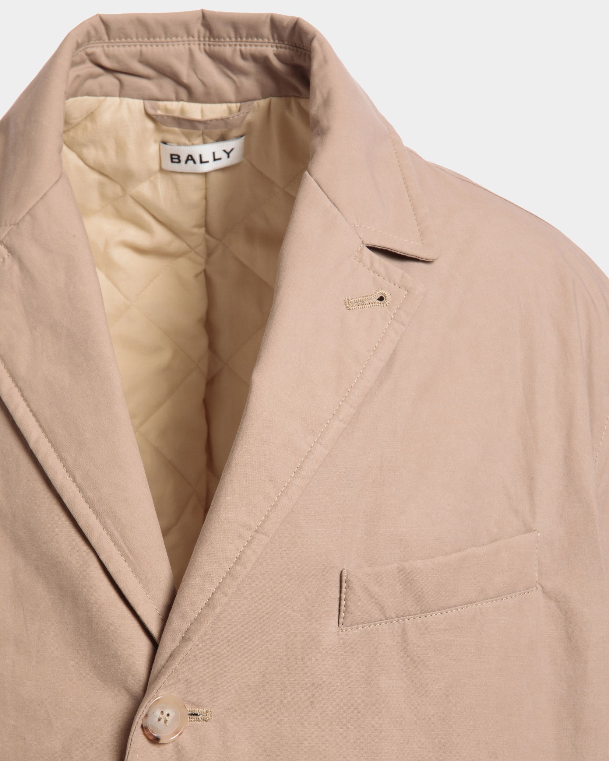 Herrenmantel Aus Baumwolle In Beige - Herren - Bally - 04