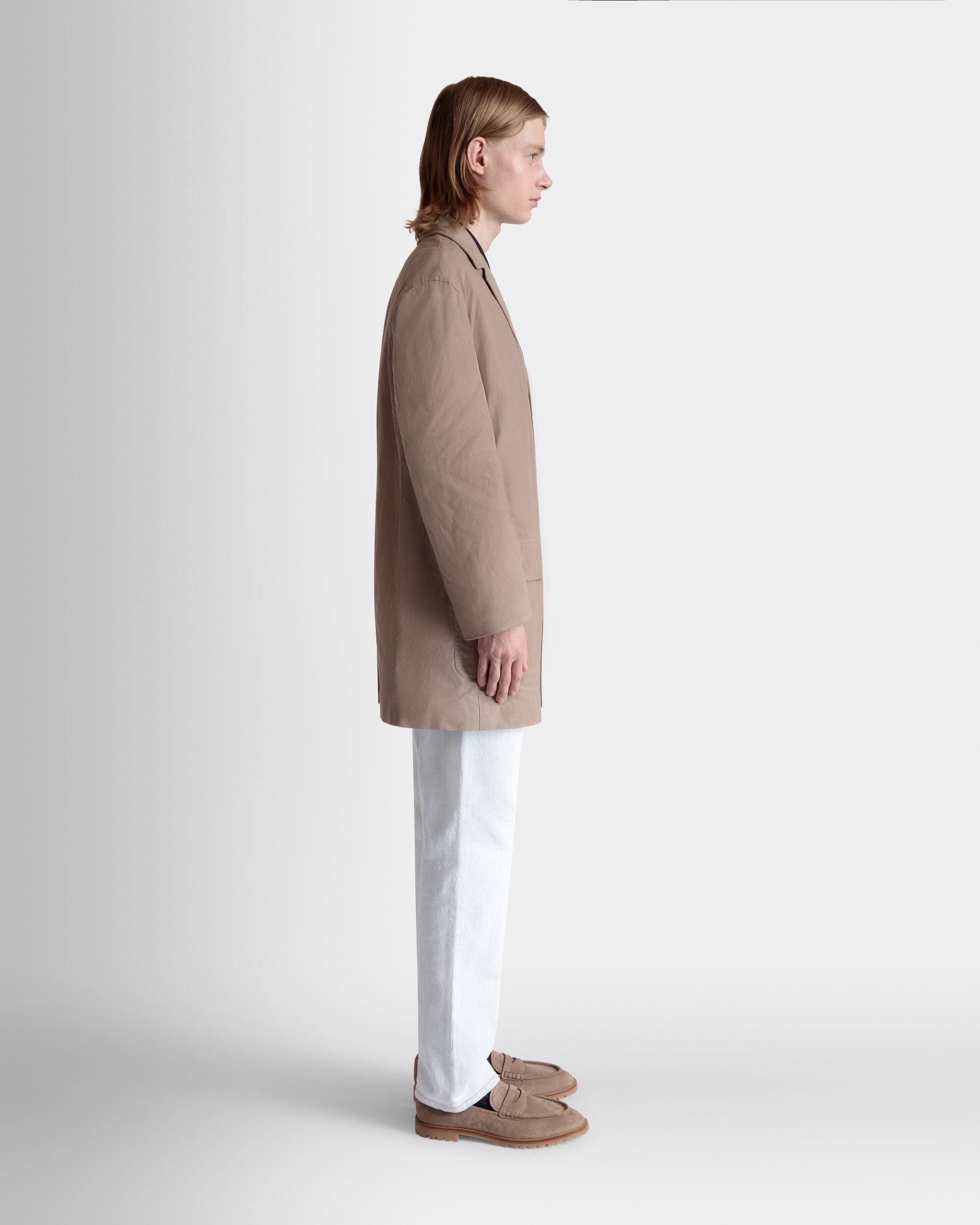 Car Coat In Cotone Beige - Uomo - Bally - 05