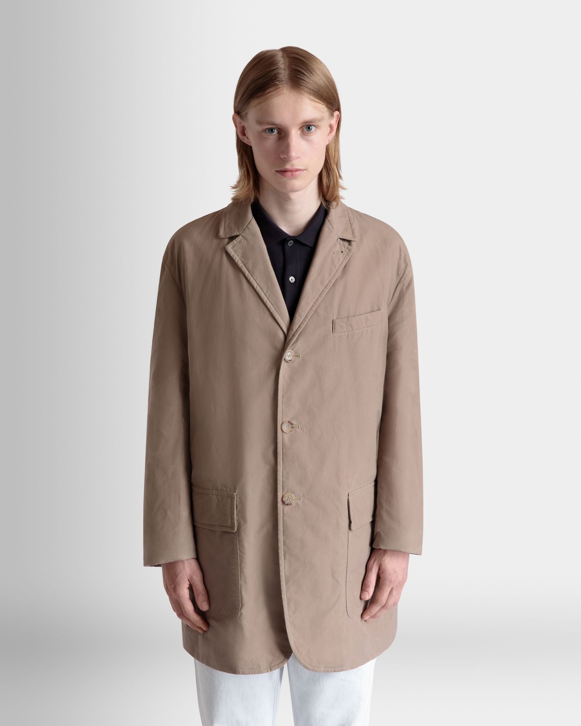 Herrenmantel Aus Baumwolle In Beige - Herren - Bally - 08