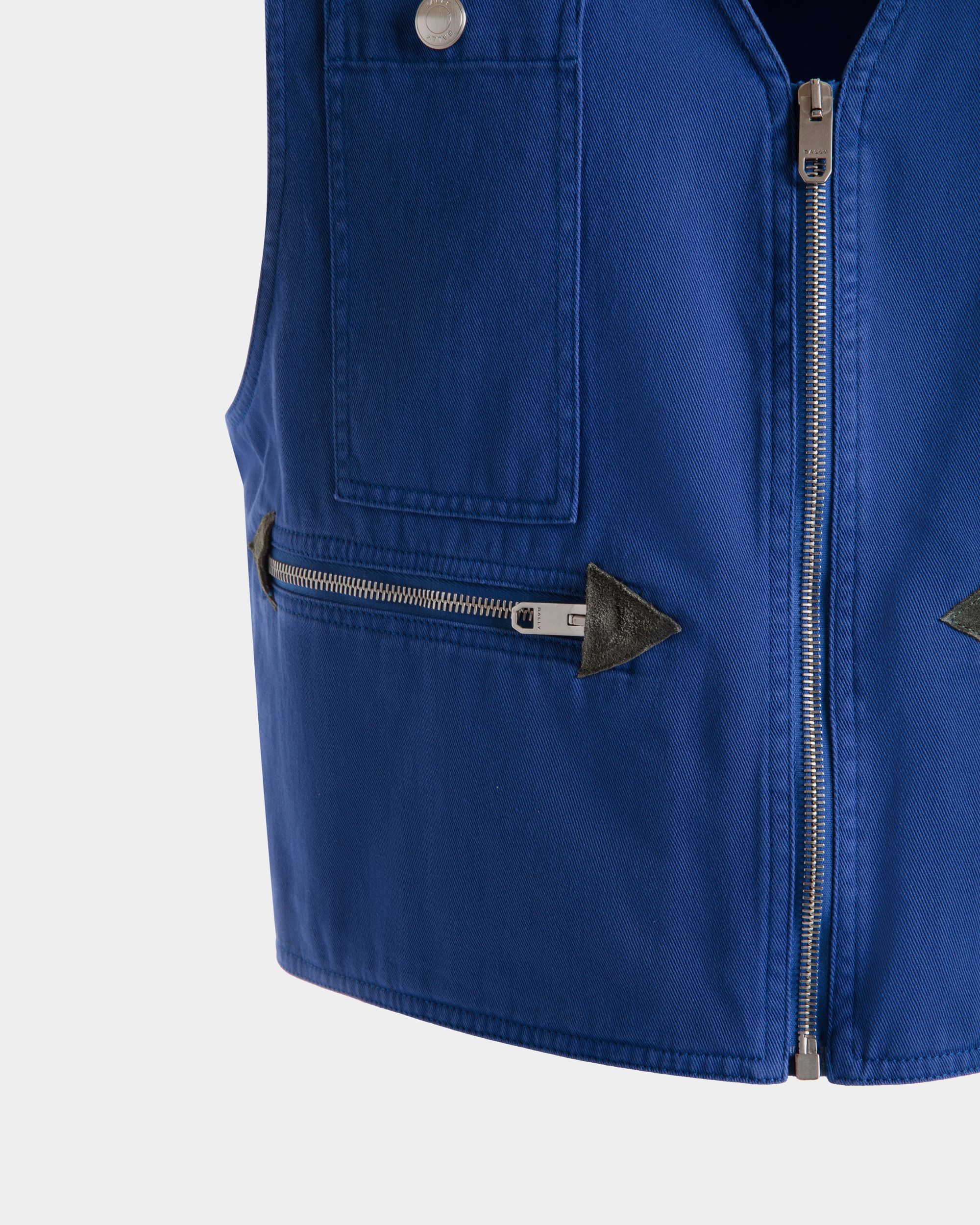 Weste Aus Baumwolle In Blau - Homme - Bally - 02