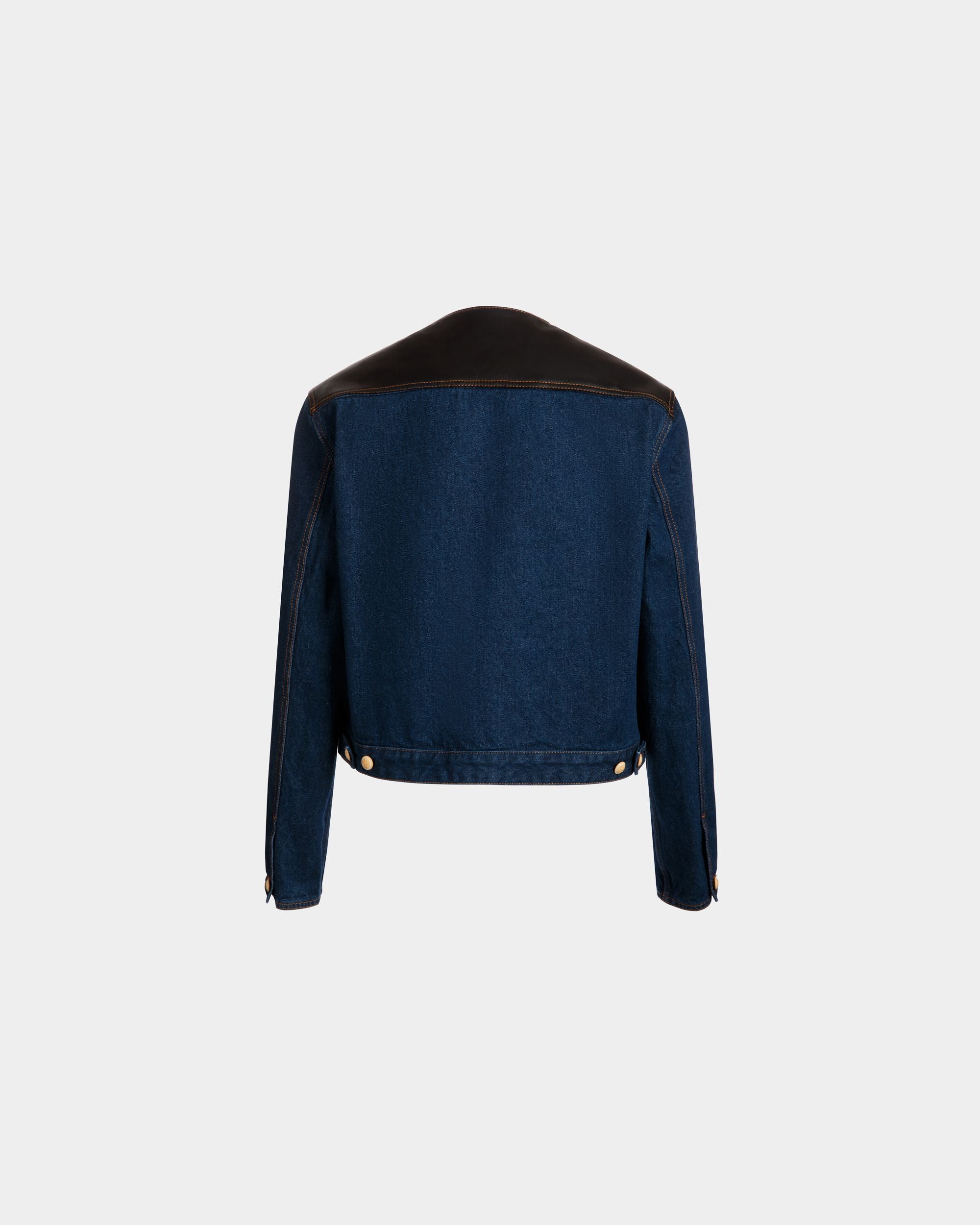 Truckerjacke Aus Baumwolle In Navy Blue - Herren - Bally - 03