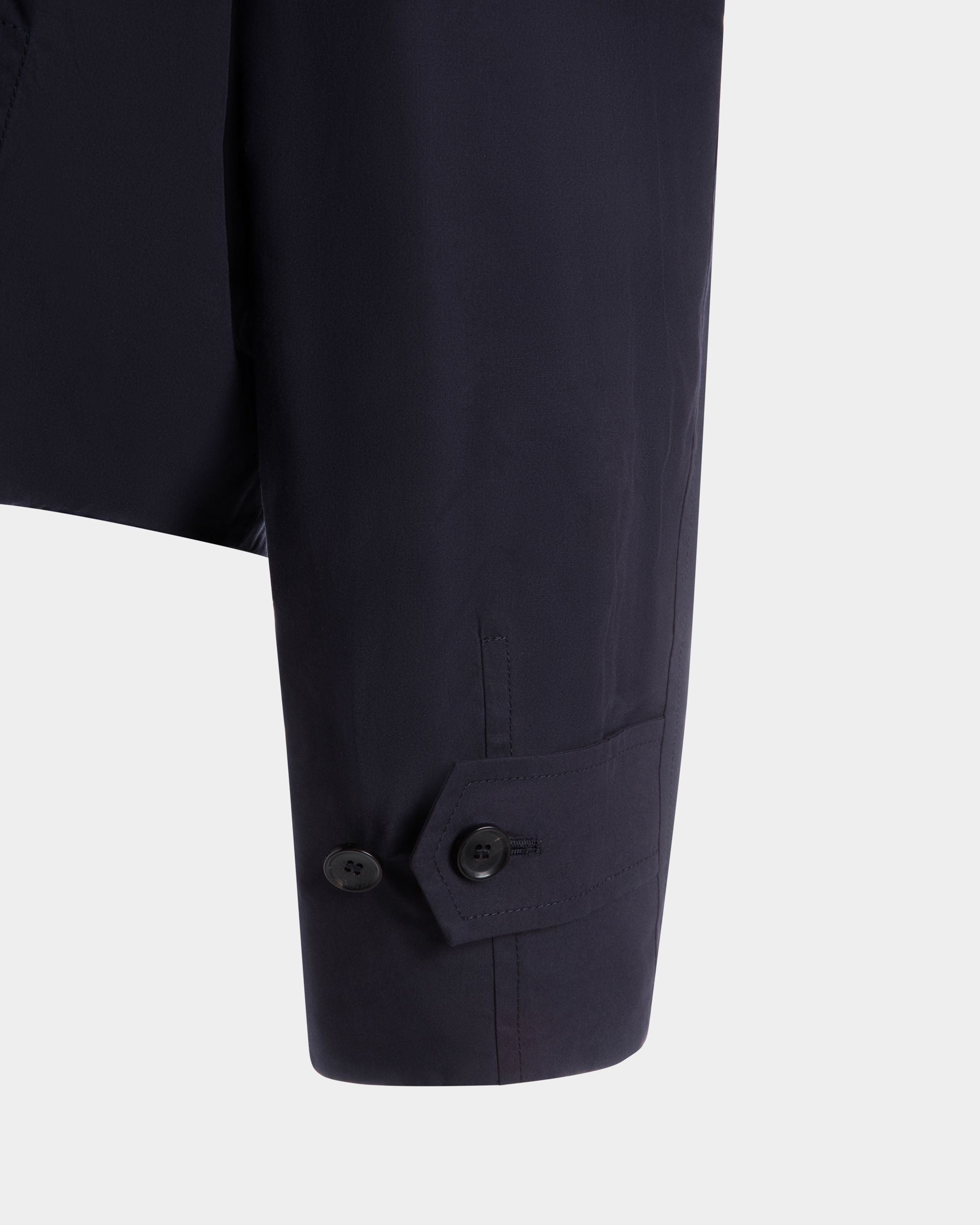 Kurze Bomberjacke Aus Baumwolle In Navy Blue - Herren - Bally - 02