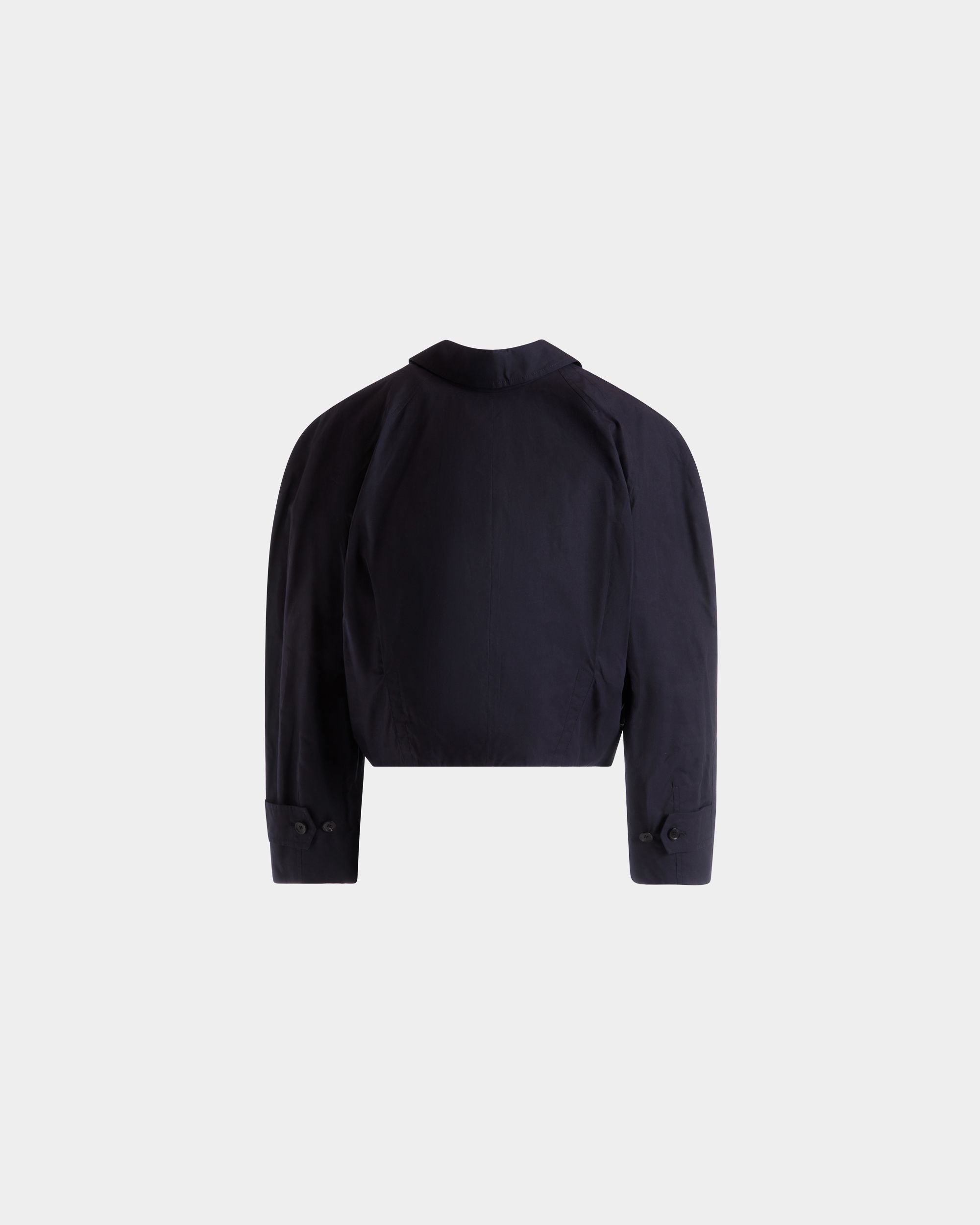 Bomber Cropped In Cotone Navy Blue - Uomo - Bally - 03