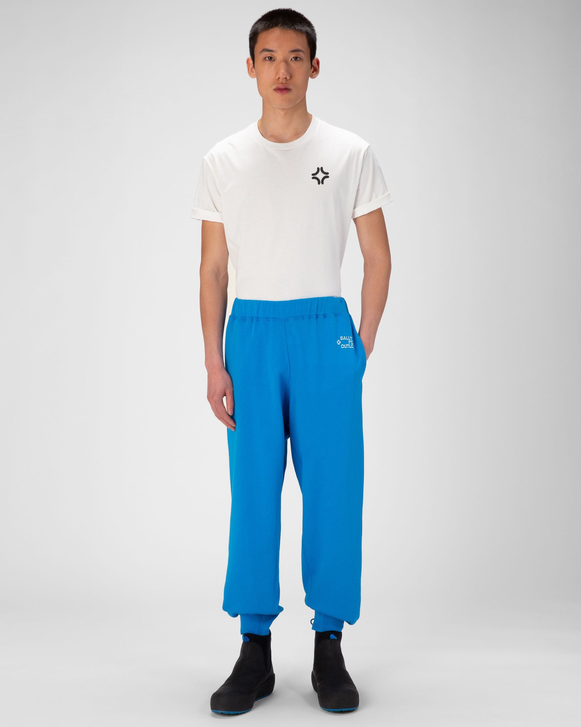 Jogginghose Aus Bio-Baumwolle In Blau - Herren - Bally - 05
