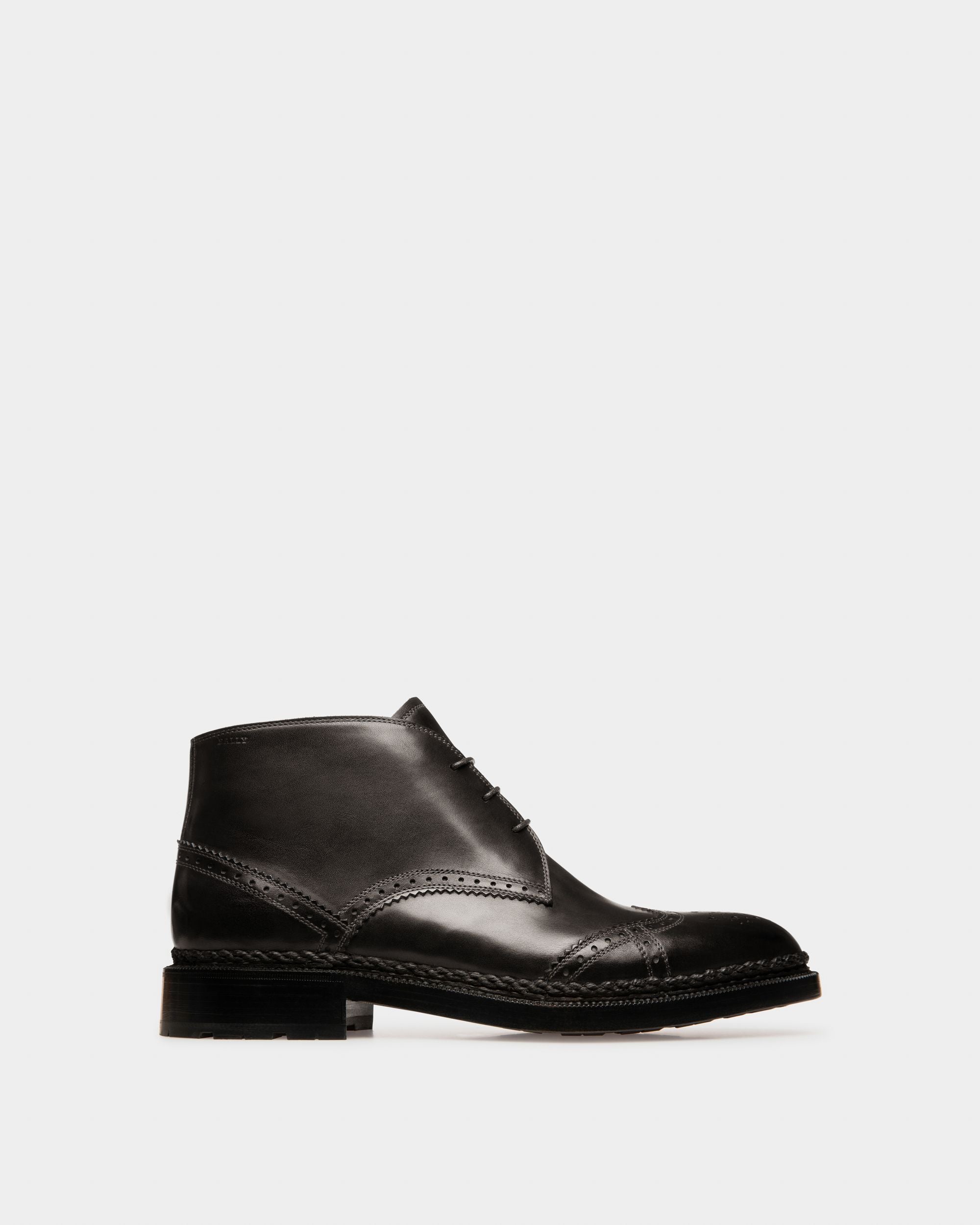 Oktavio Stiefel Aus Schwarzem Leder - Herren - Bally - 01