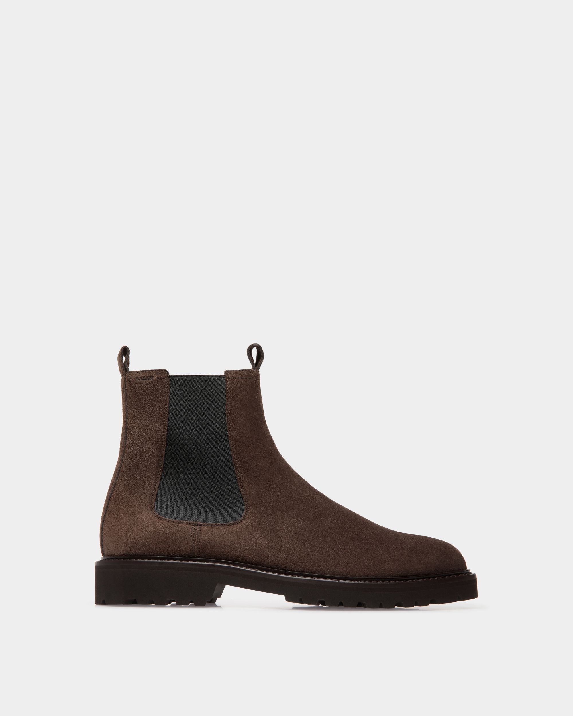 Bootie Aus Braunem Veloursleder - Herren - Bally - 01