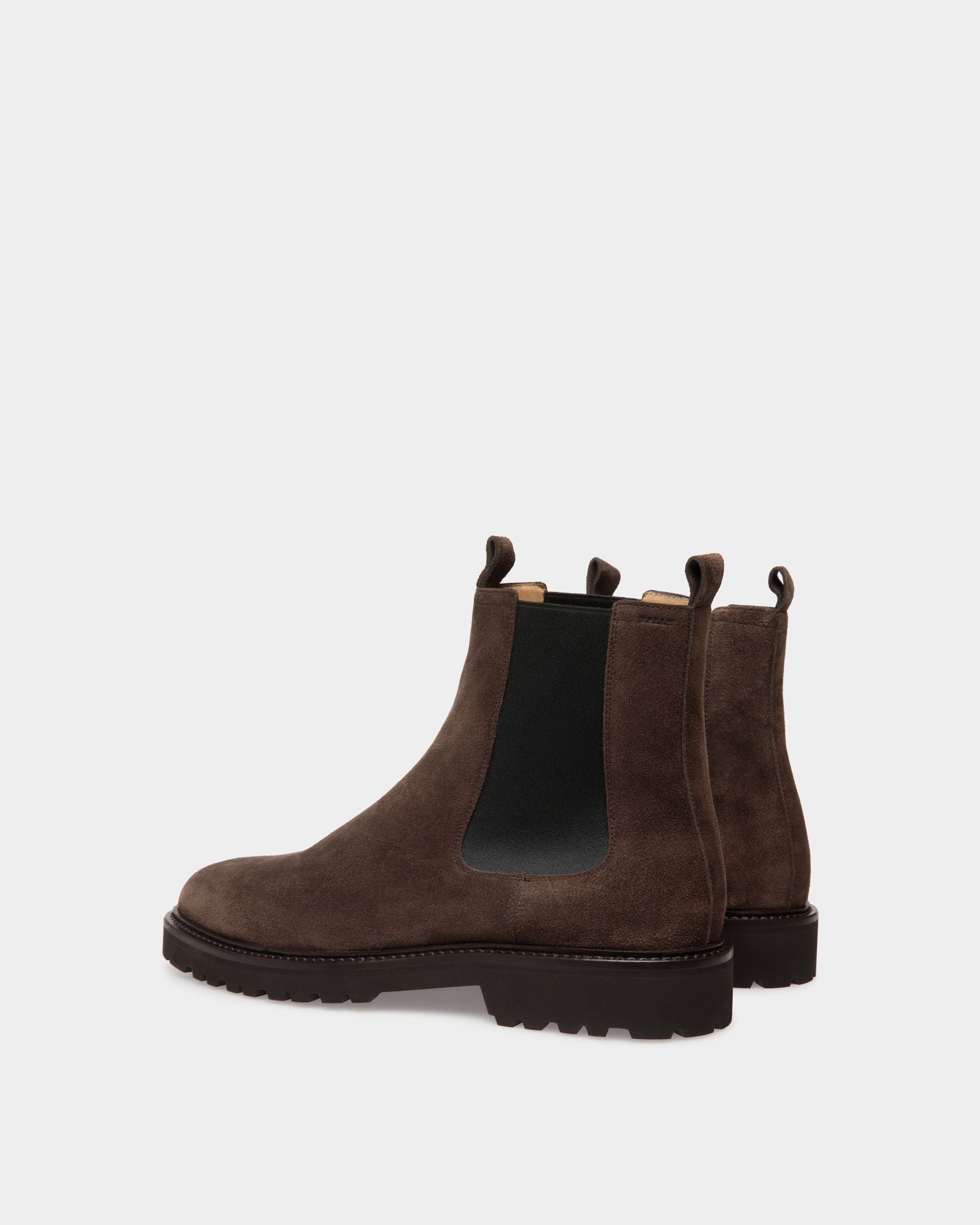 Bootie Aus Braunem Veloursleder - Herren - Bally - 03