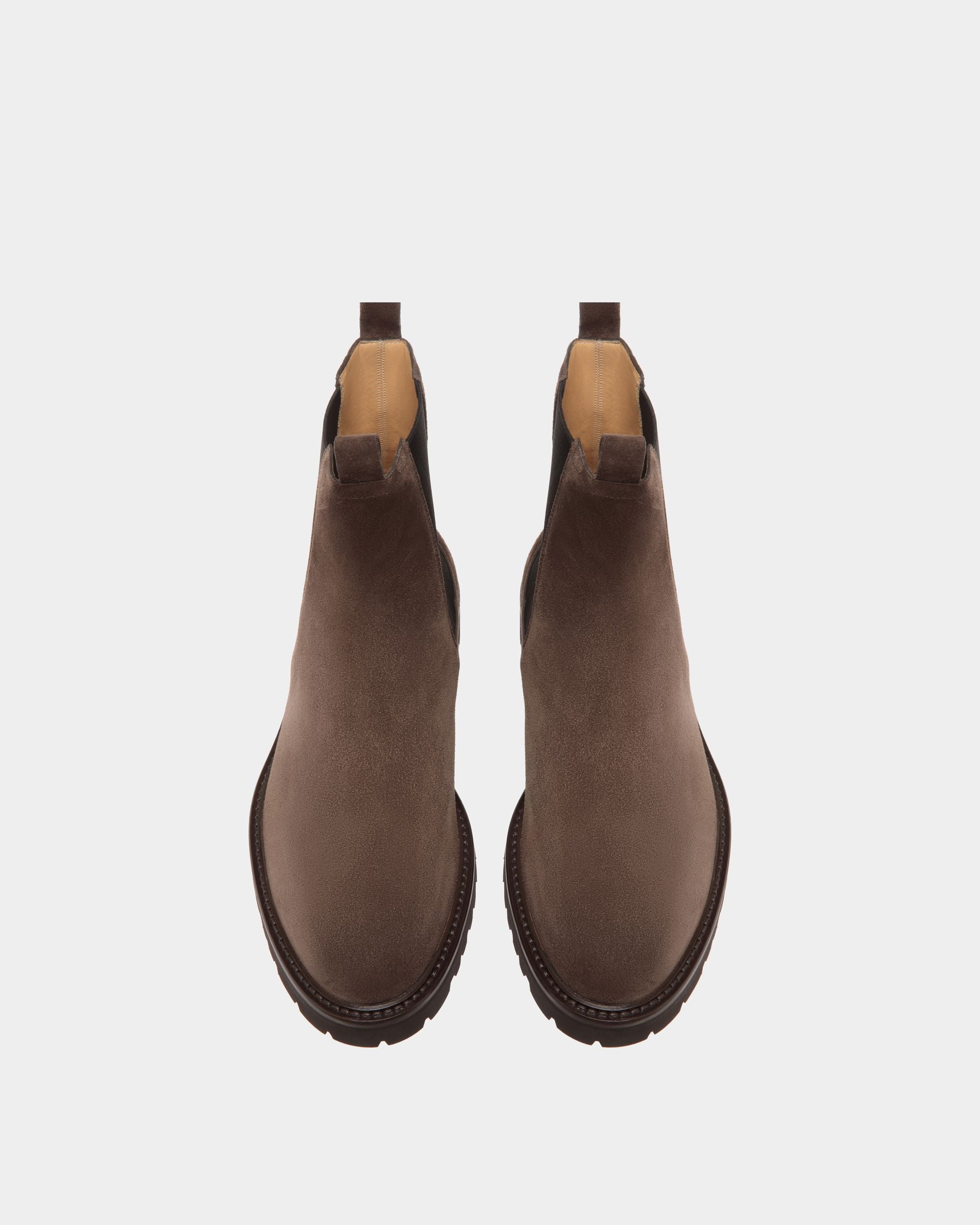 Bootie Aus Braunem Veloursleder - Herren - Bally - 04