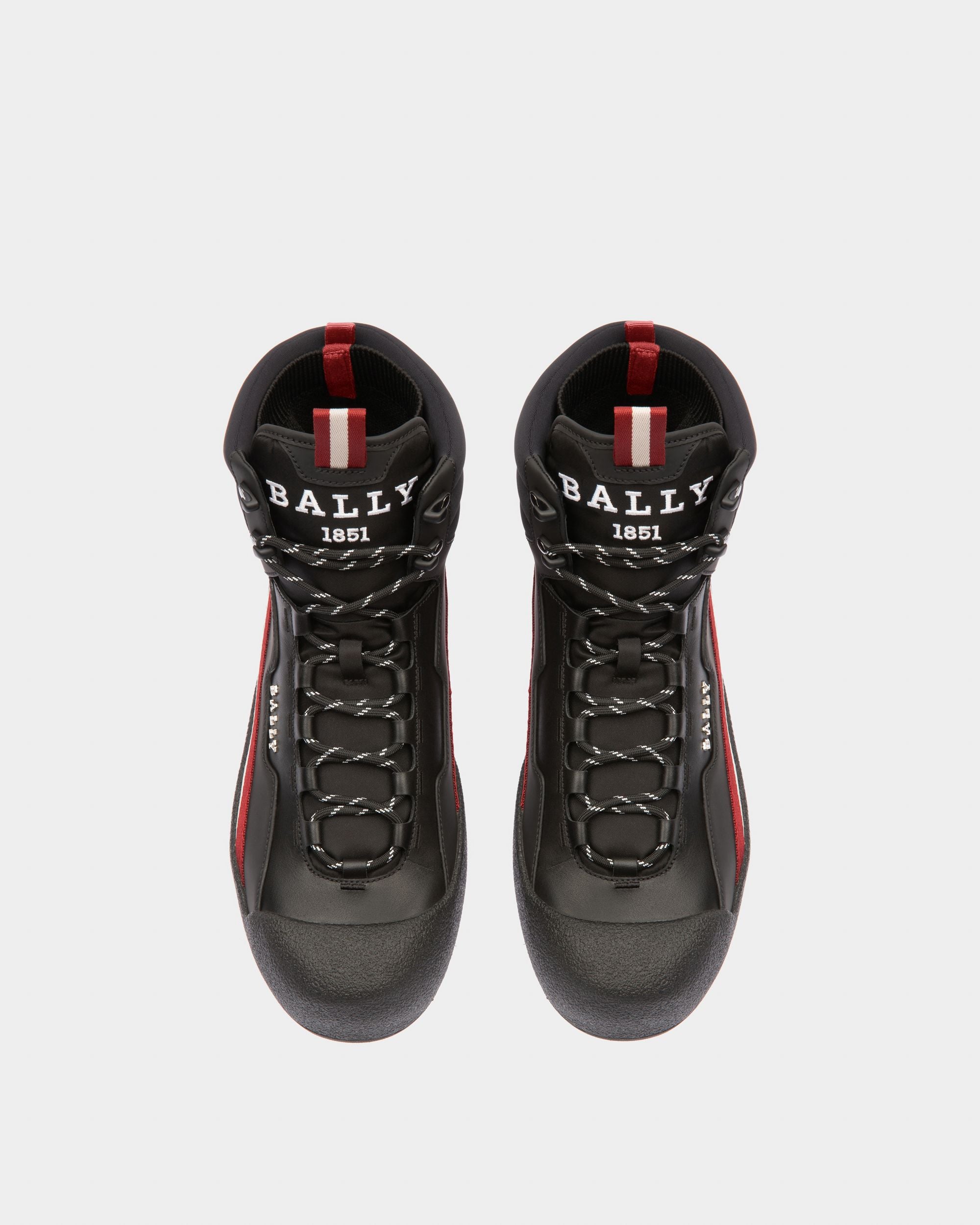 Clyde Bottes De Neige En Cuir Noir - Homme - Bally - 02