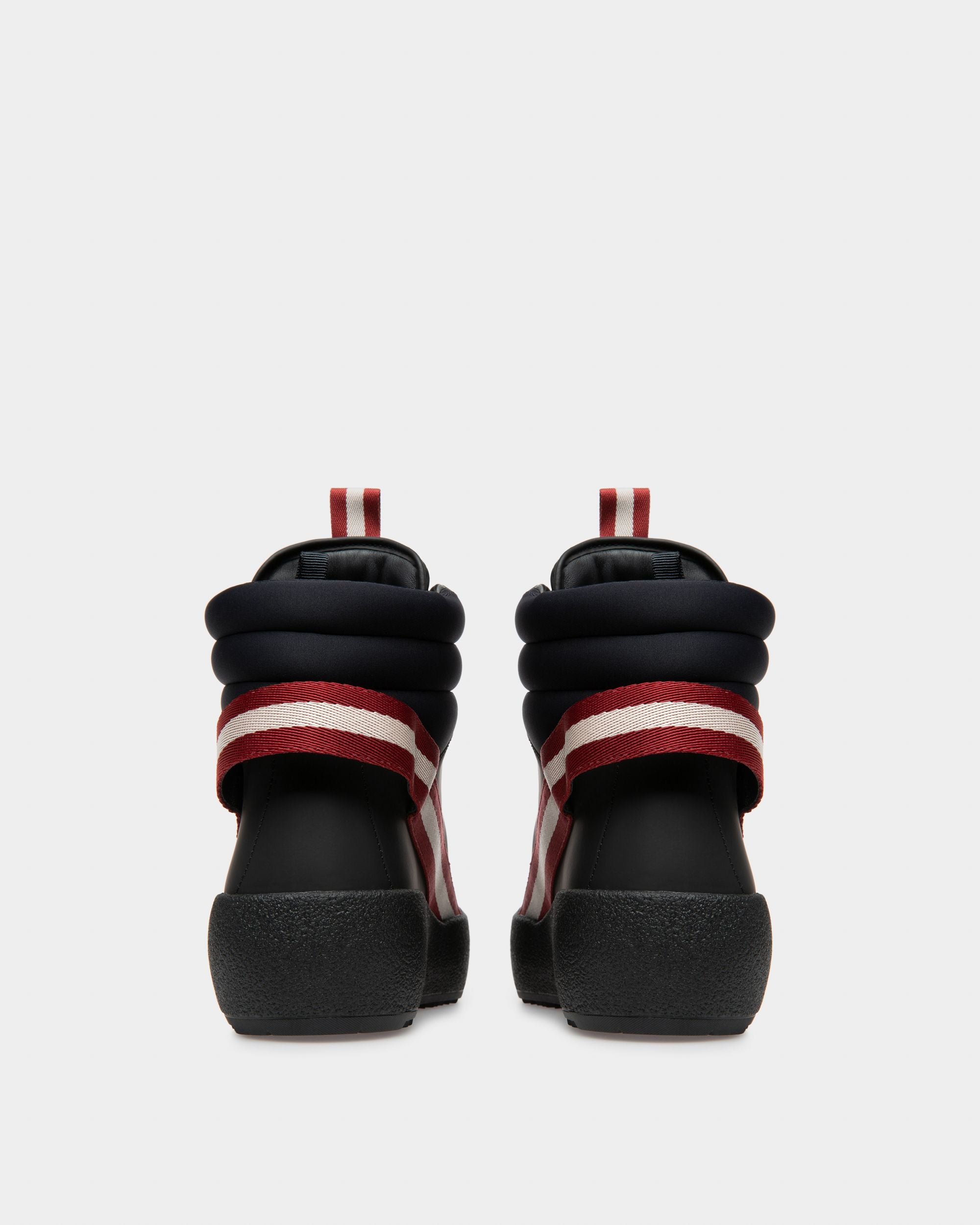 Clyde Bottes De Neige En Cuir Noir - Homme - Bally - 04